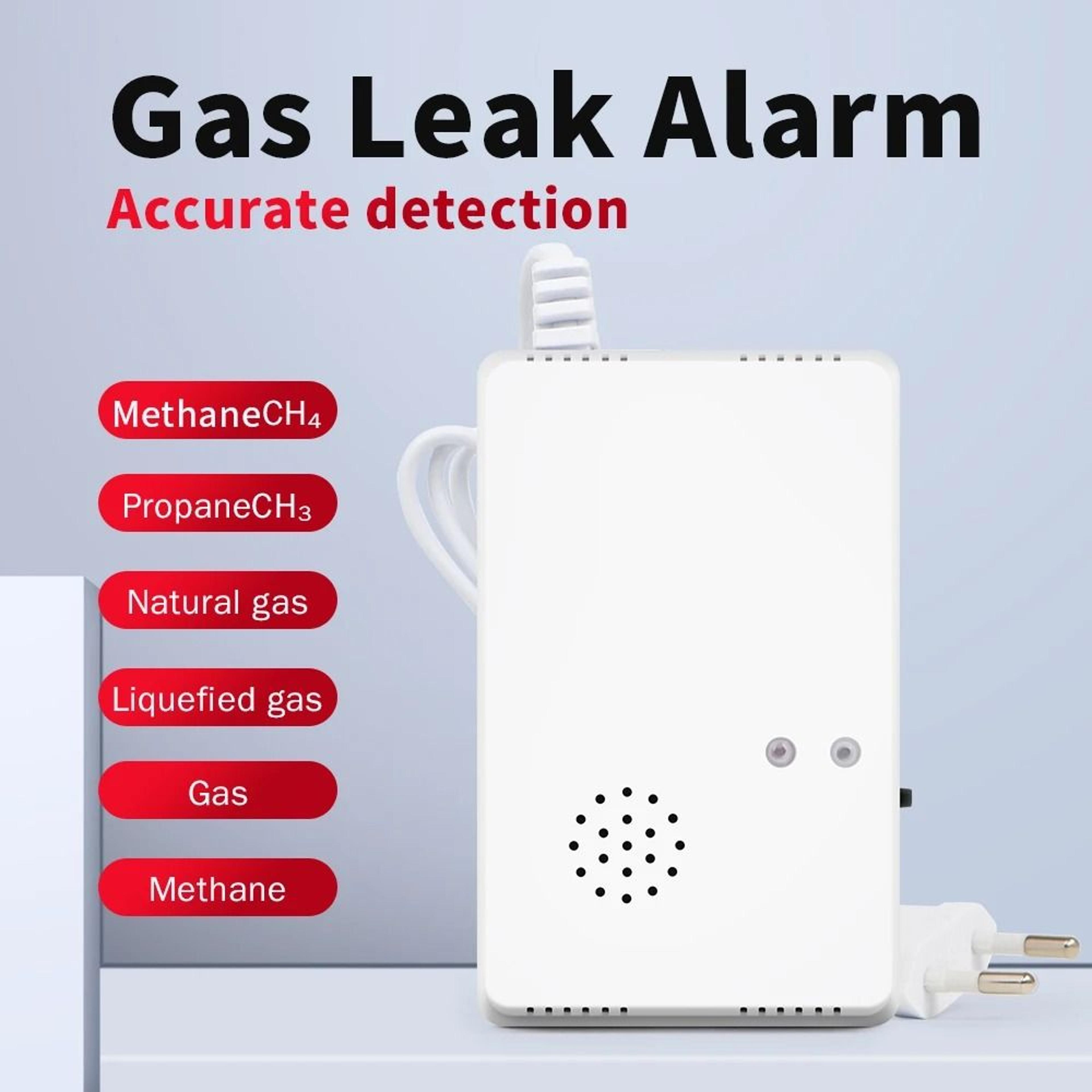 safesense smart gas leak detector and natural gas alarm with smart life alerts
