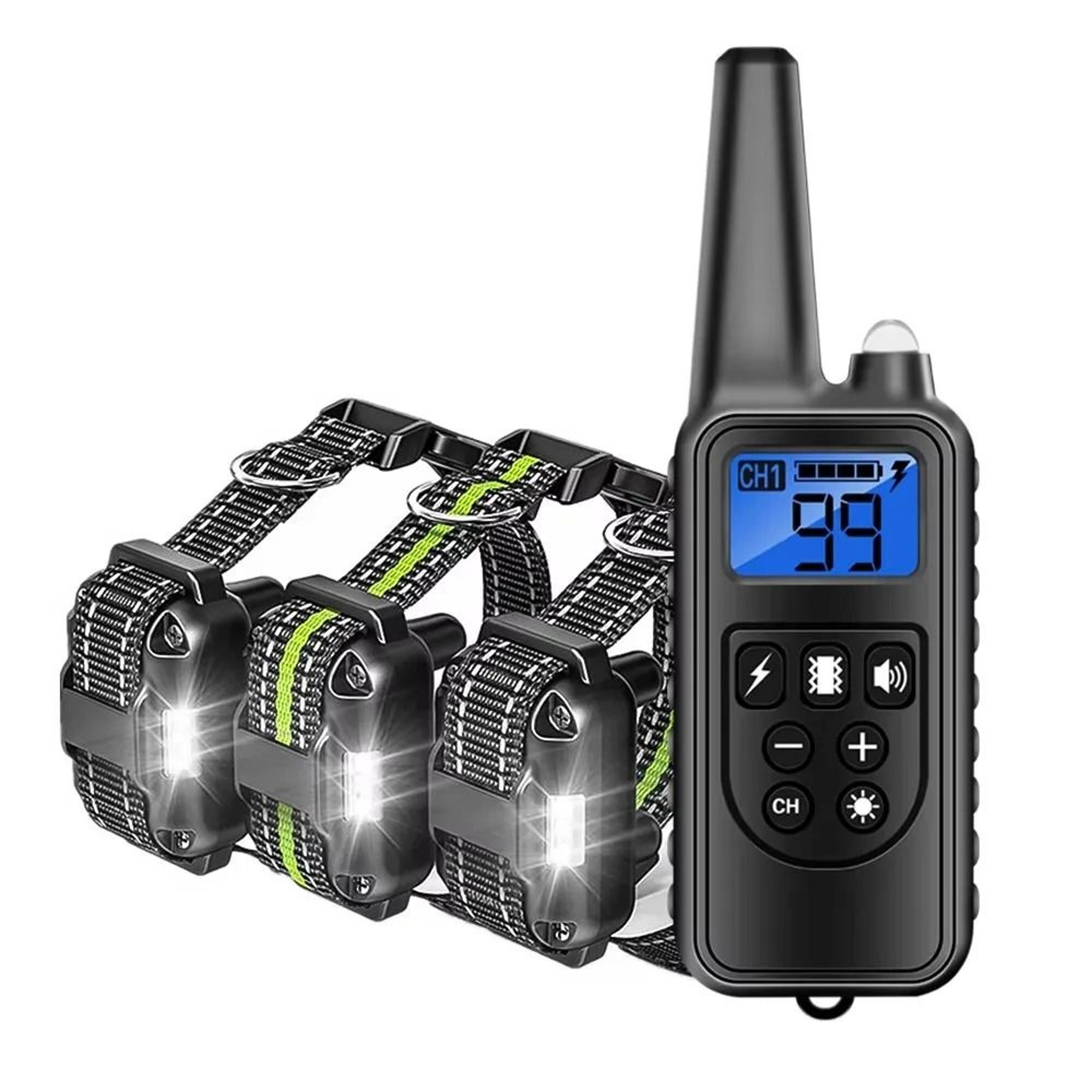 trailcoach 800m remote dog training collar and rechargeable e-collar