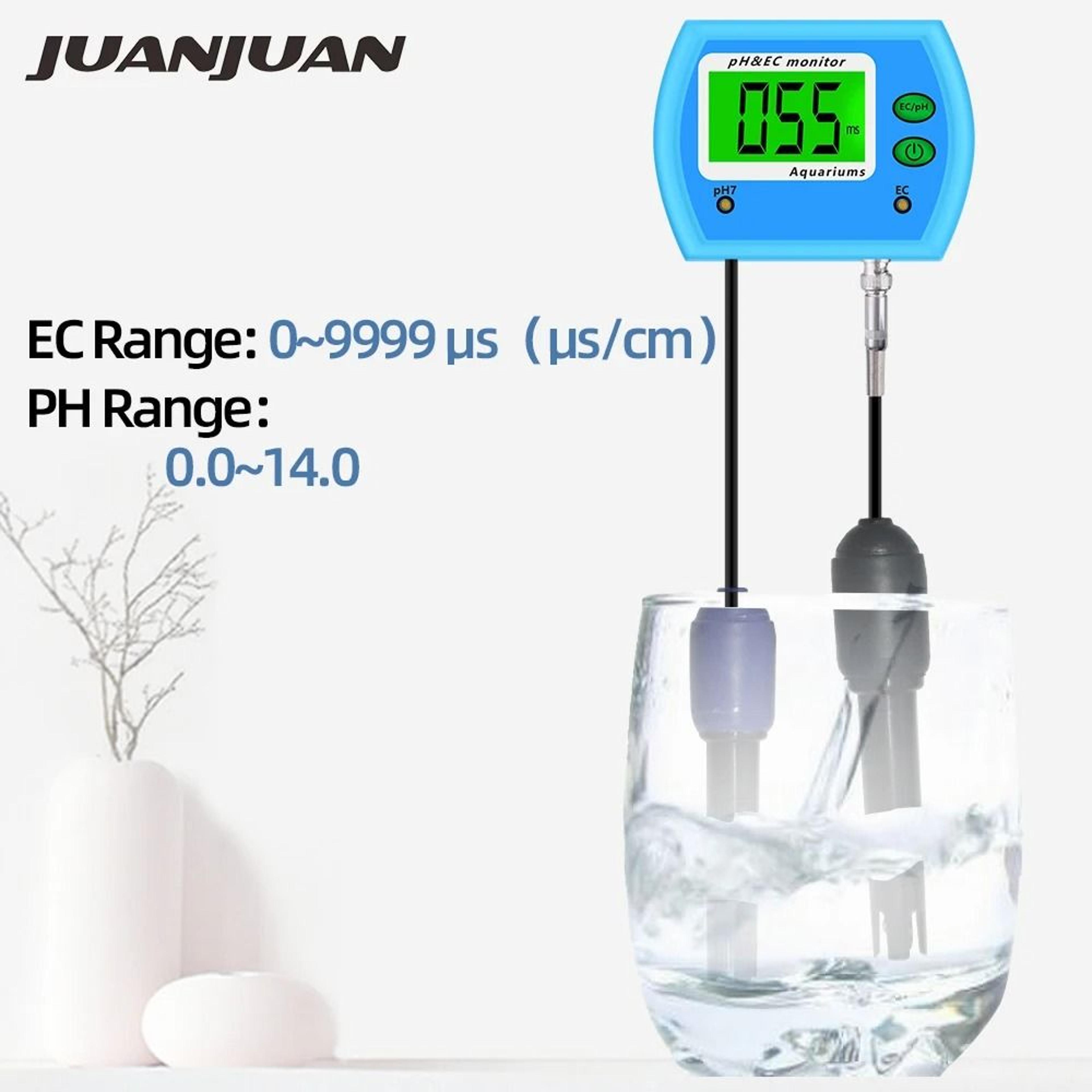 aquatrack 2-in-1 online ph ec monitor for aquariums and hydroponics