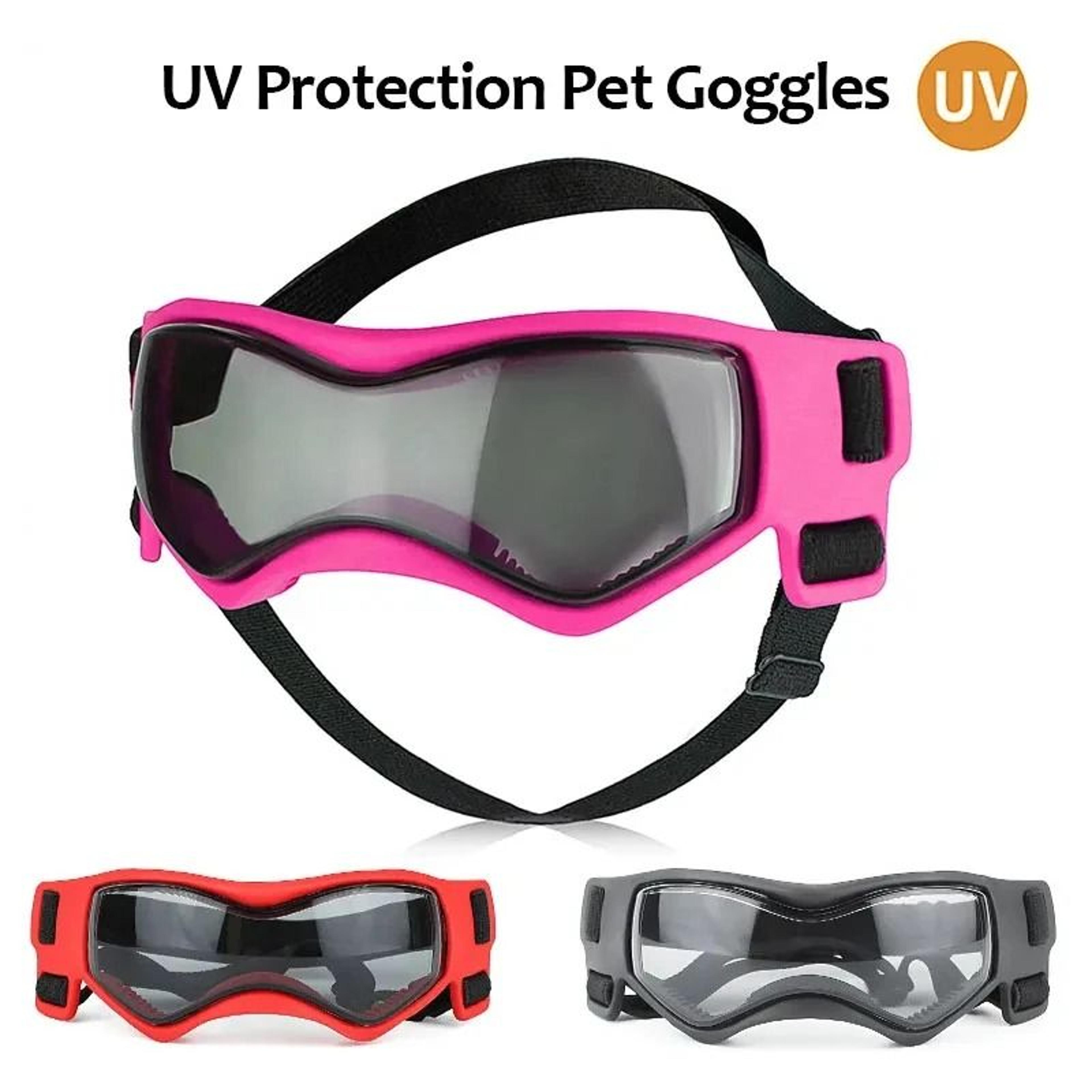 adjustable anti-uv dog goggles windproof pet sunglasses