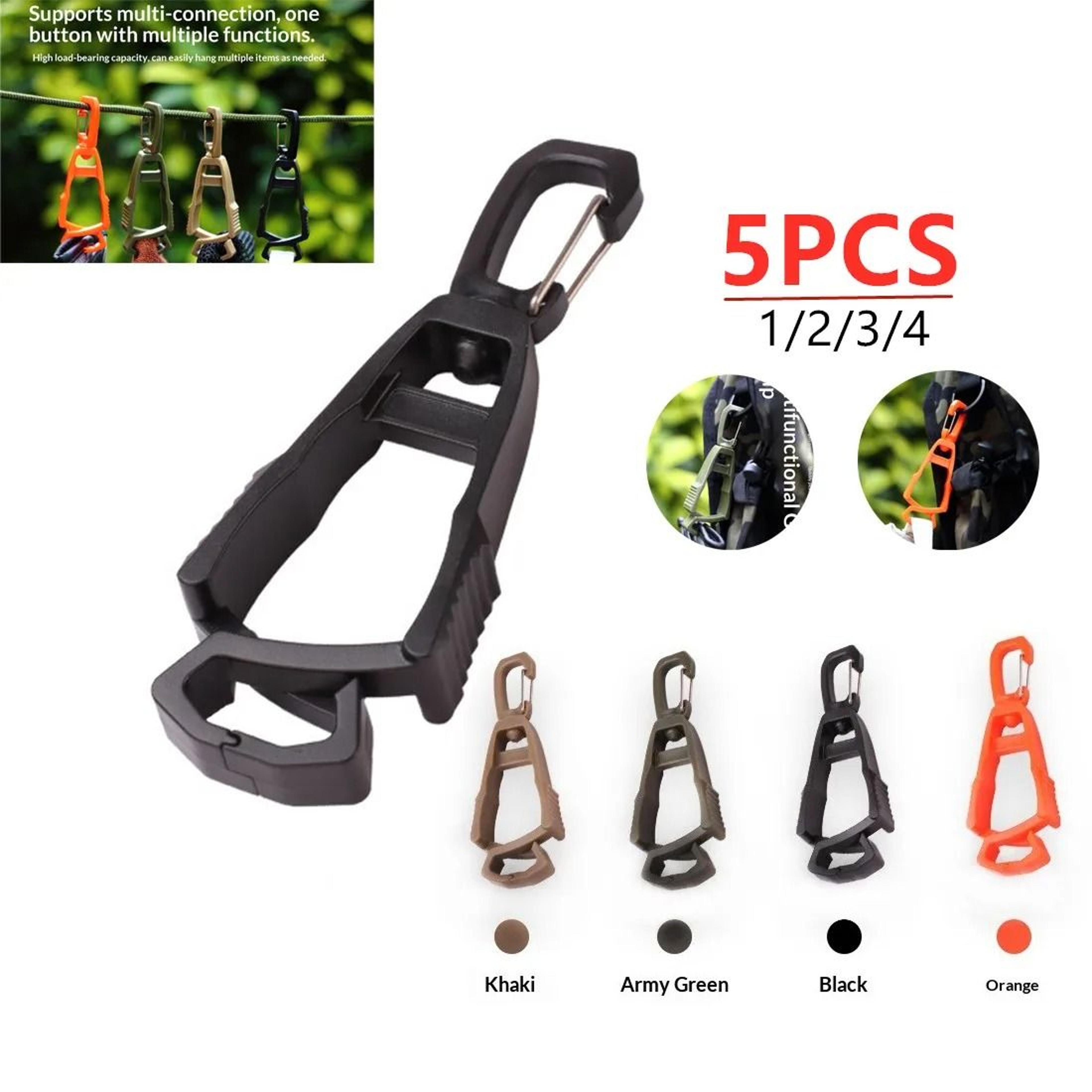 anti-drop safety work glove holder clip for belt and tool gear