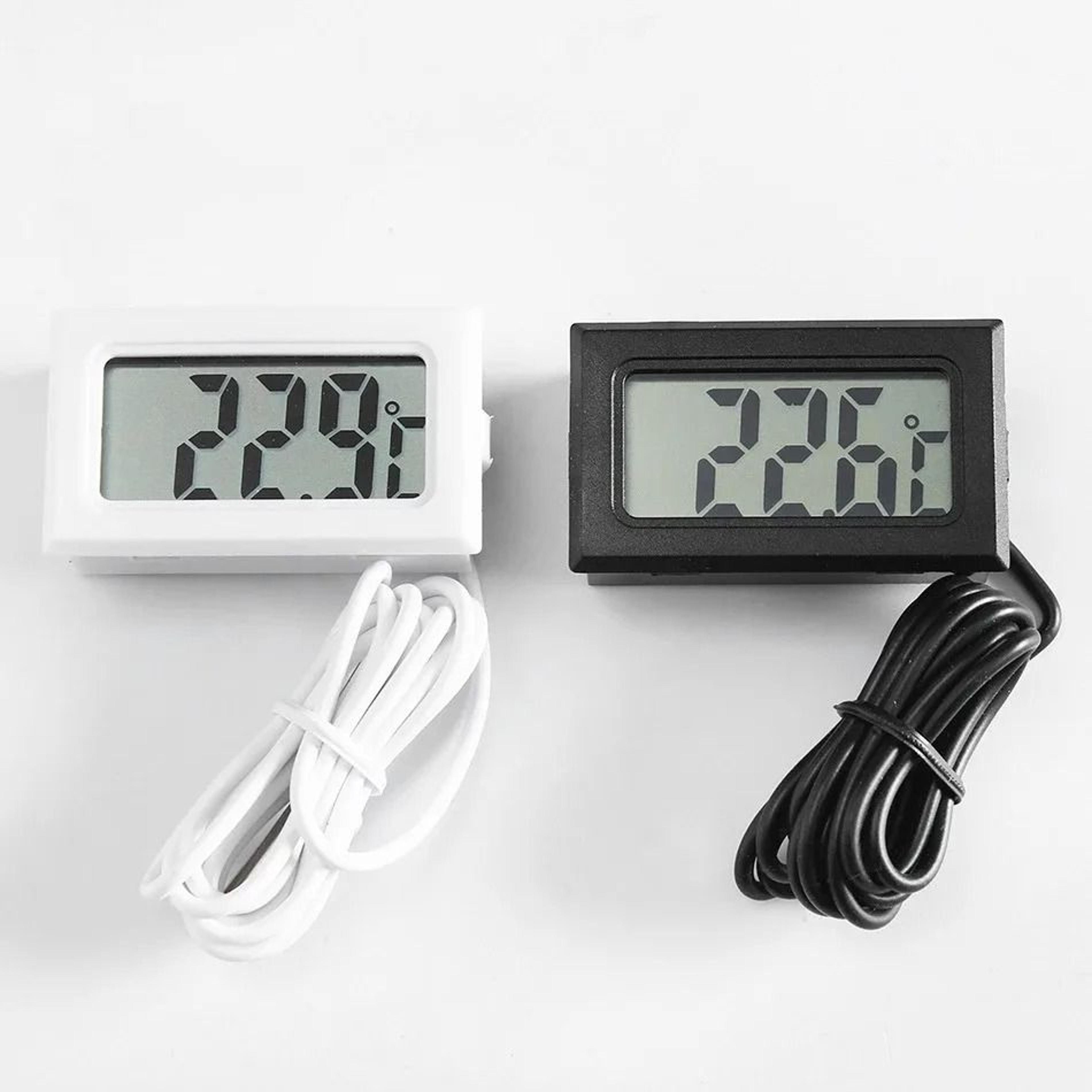 mini digital lcd probe thermometer for aquarium fridge and home
