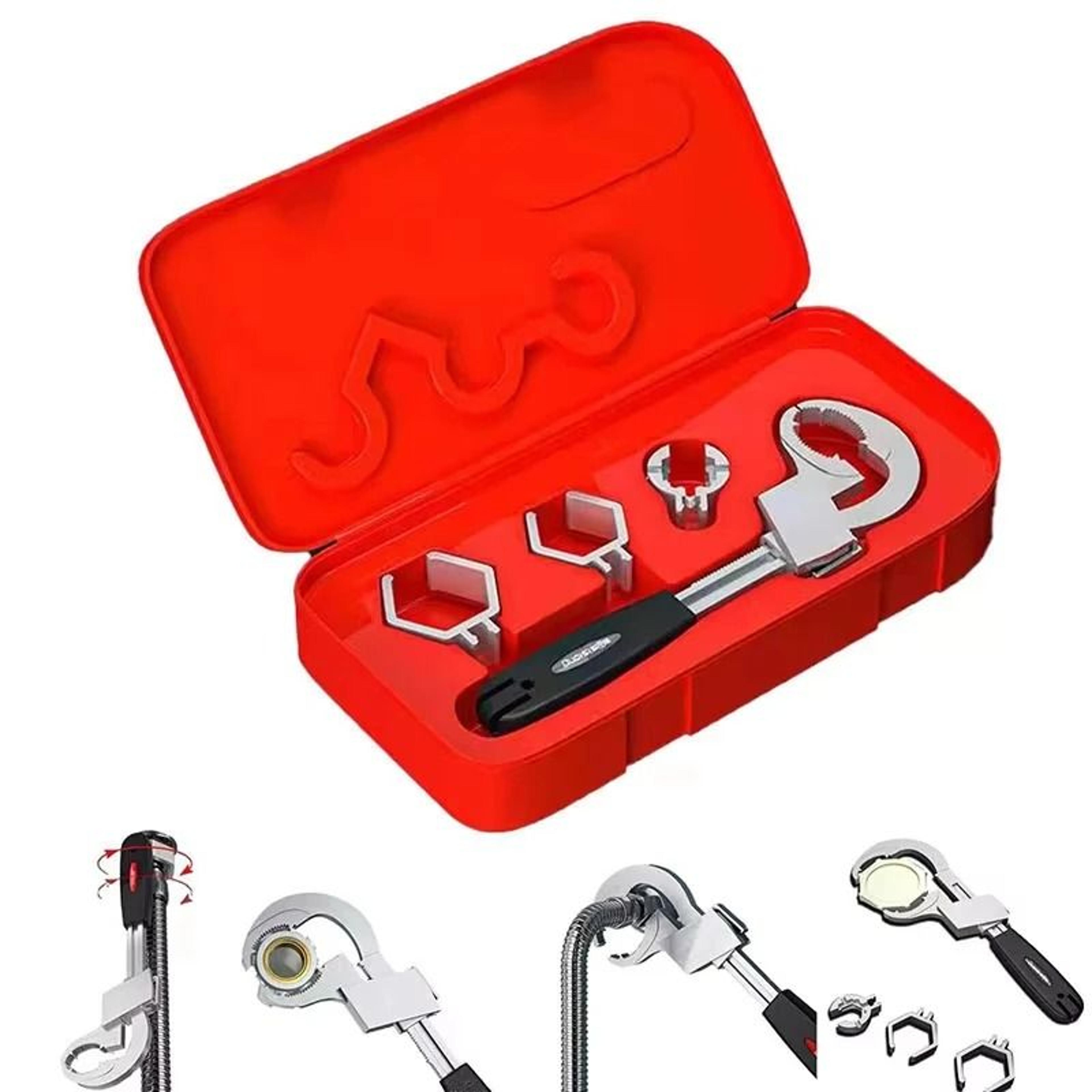 universal adjustable sink wrench for faucet and plumbing repair