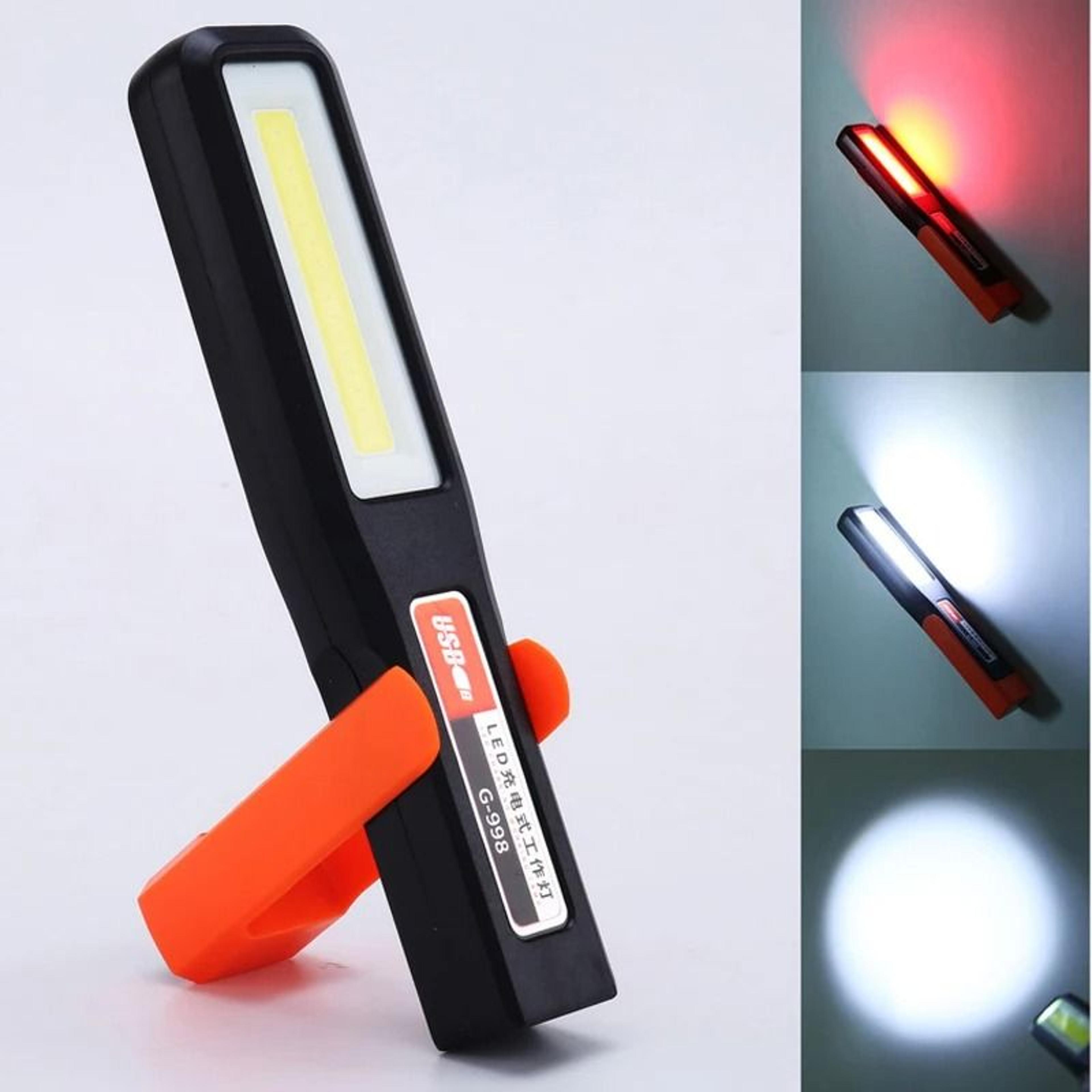 rechargeable magnetic cob led work light for car repair and emergencies