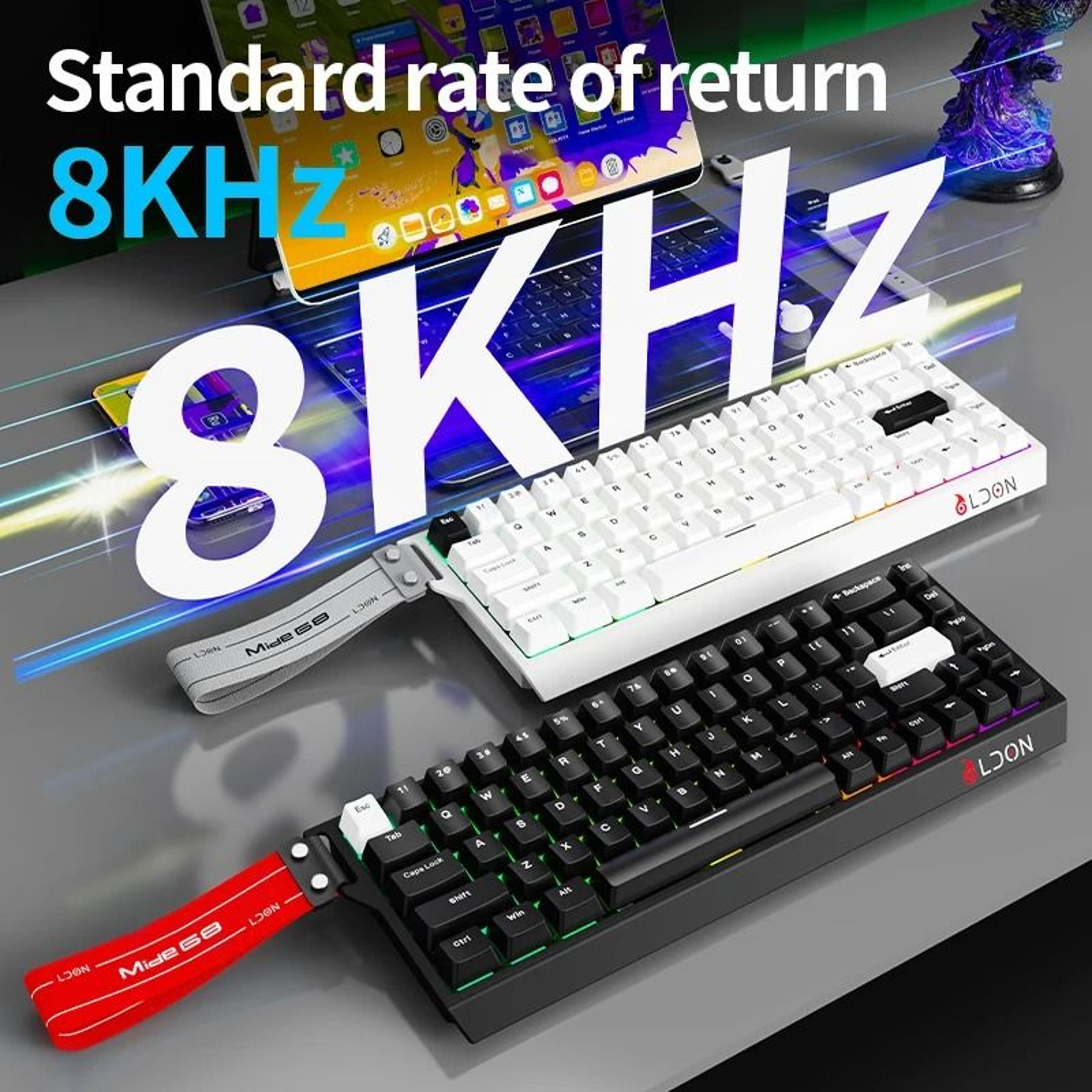 ldon md68 pro 68-key magnetic gaming keyboard with rapid trigger