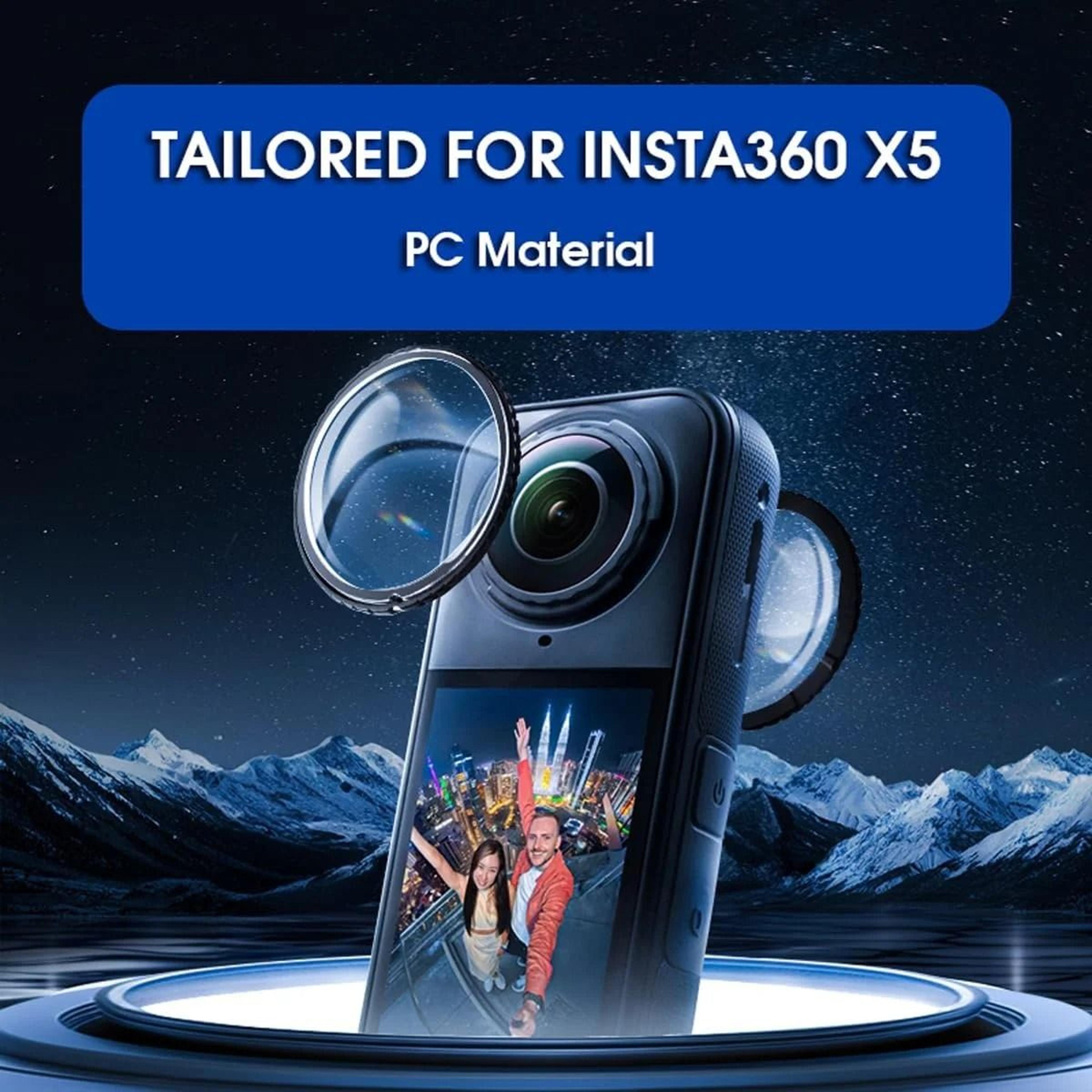 tempered glass screen protector and lens guard kit for insta360 x4 x5
