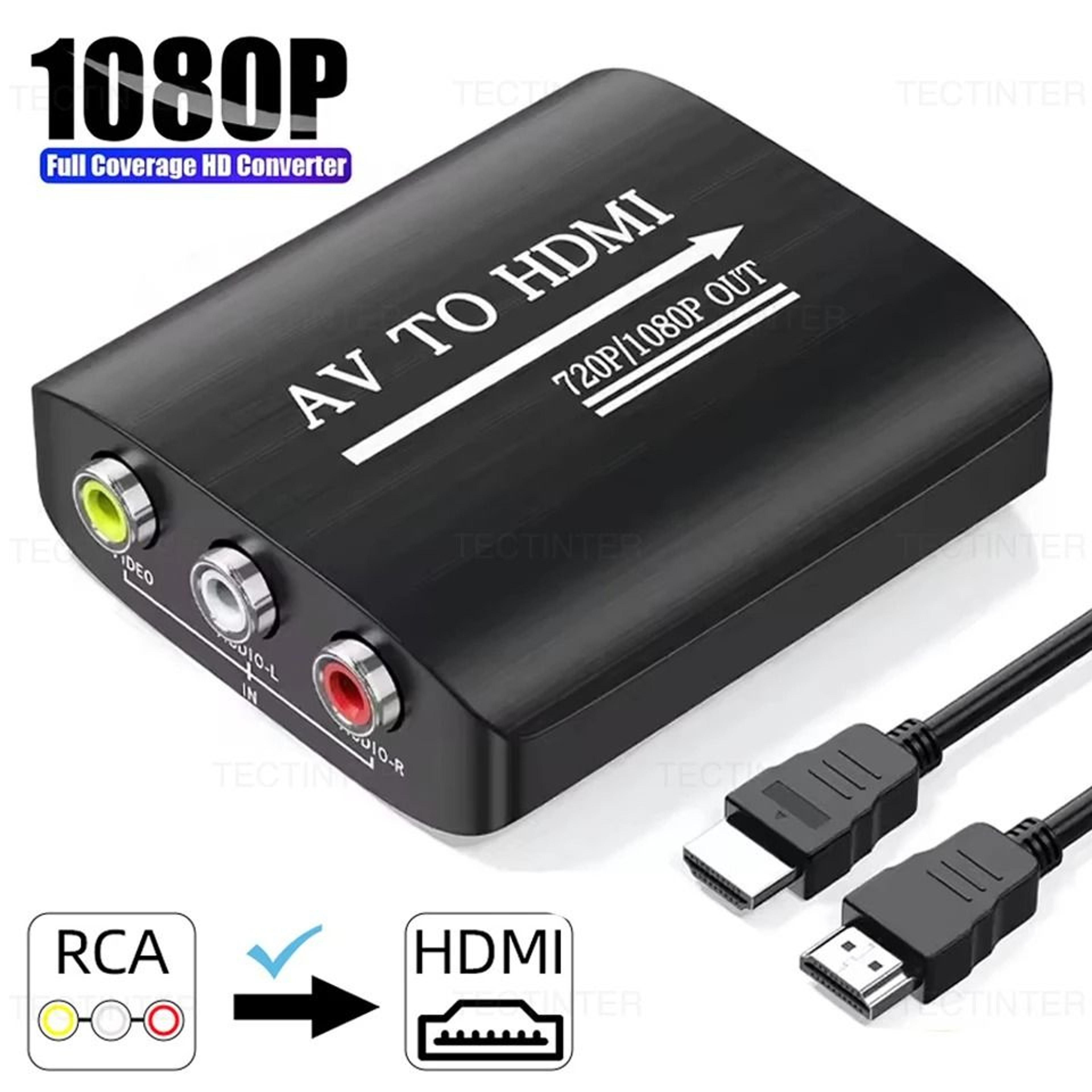 1080p rca to hdmi converter for retro game consoles and av devices