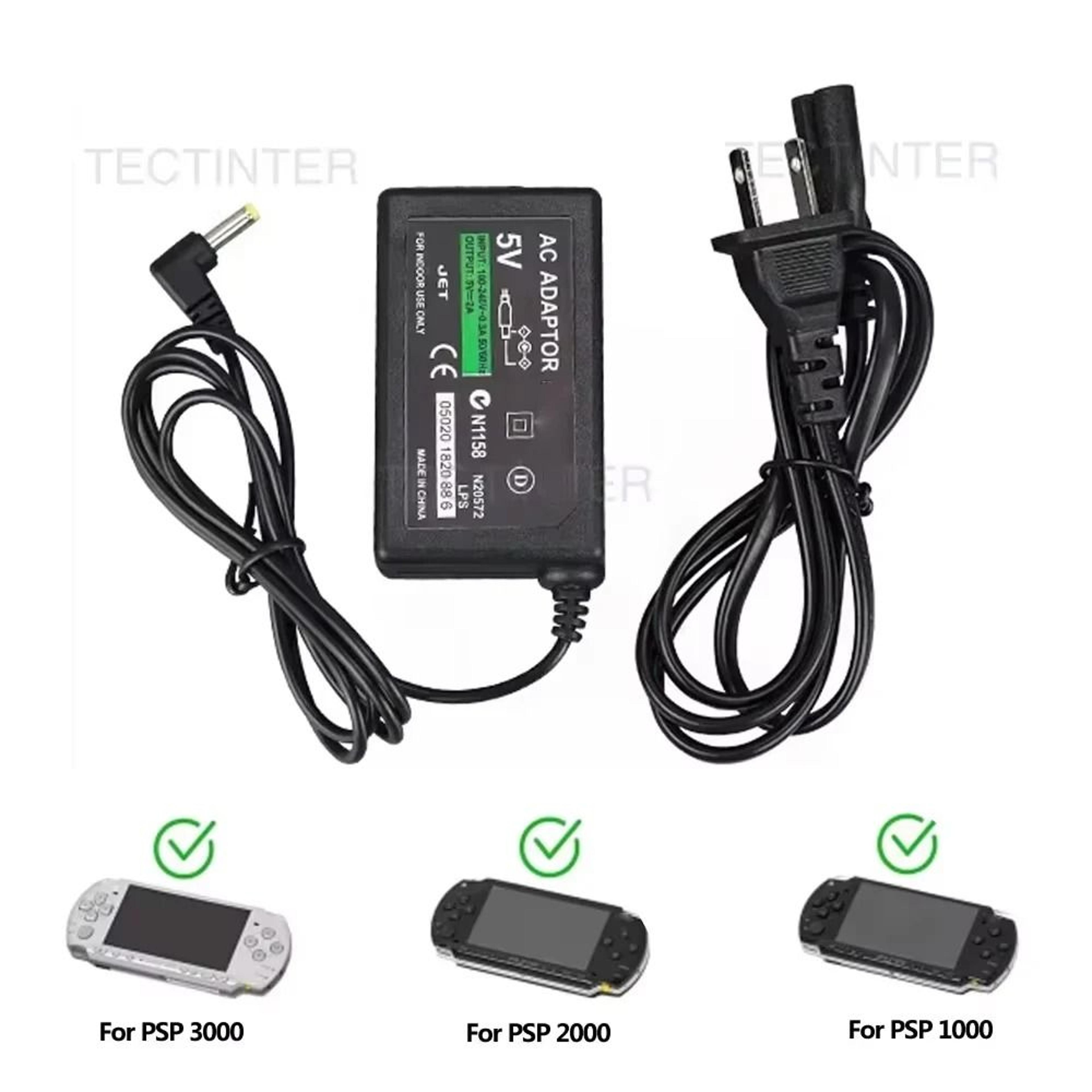 5v ac wall charger for psp 1000 2000 3000 with eu or us plug