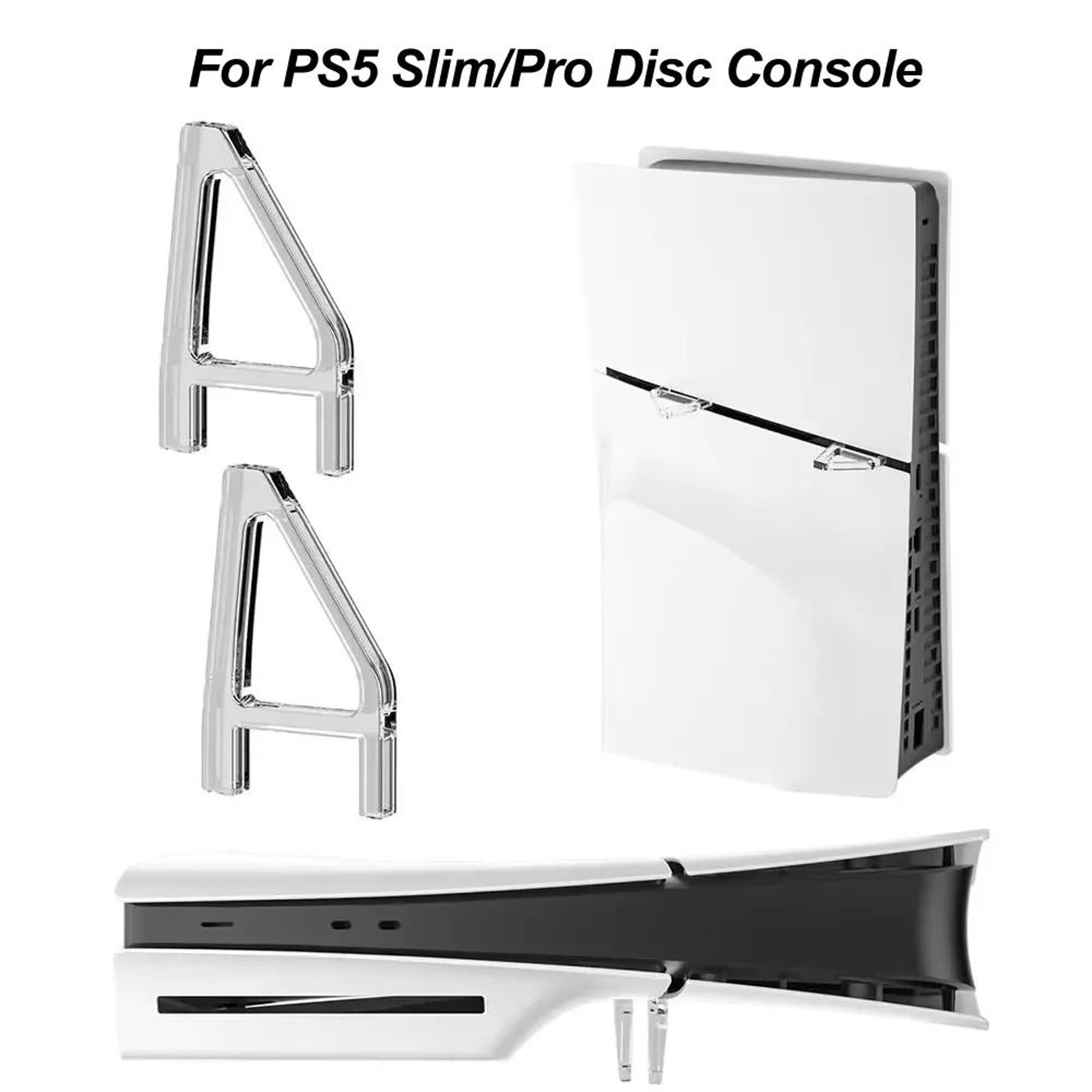 transparent acrylic horizontal stand for ps5 slim and ps5 pro