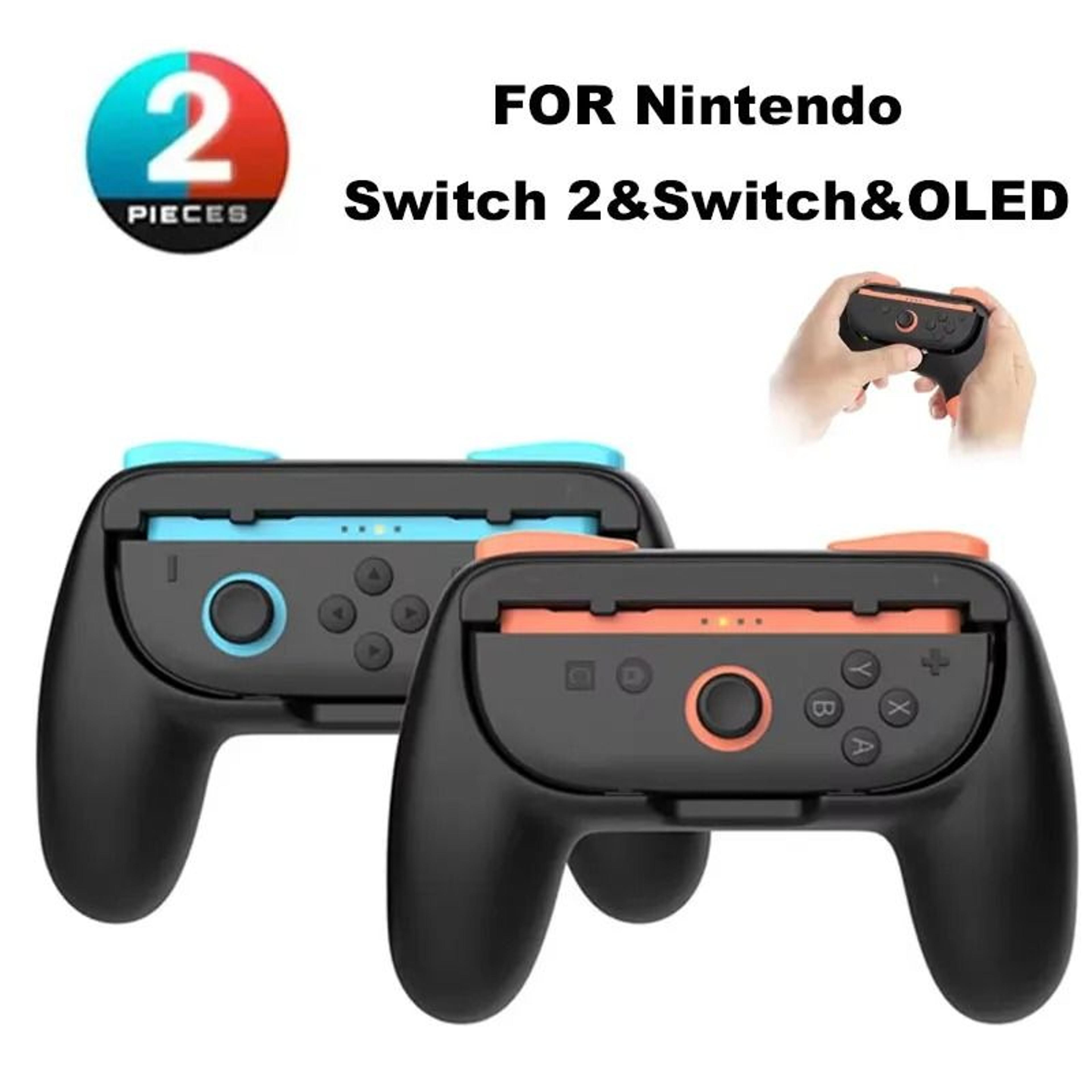 ergonomic hand grip holder for nintendo switch 2 switch and oled