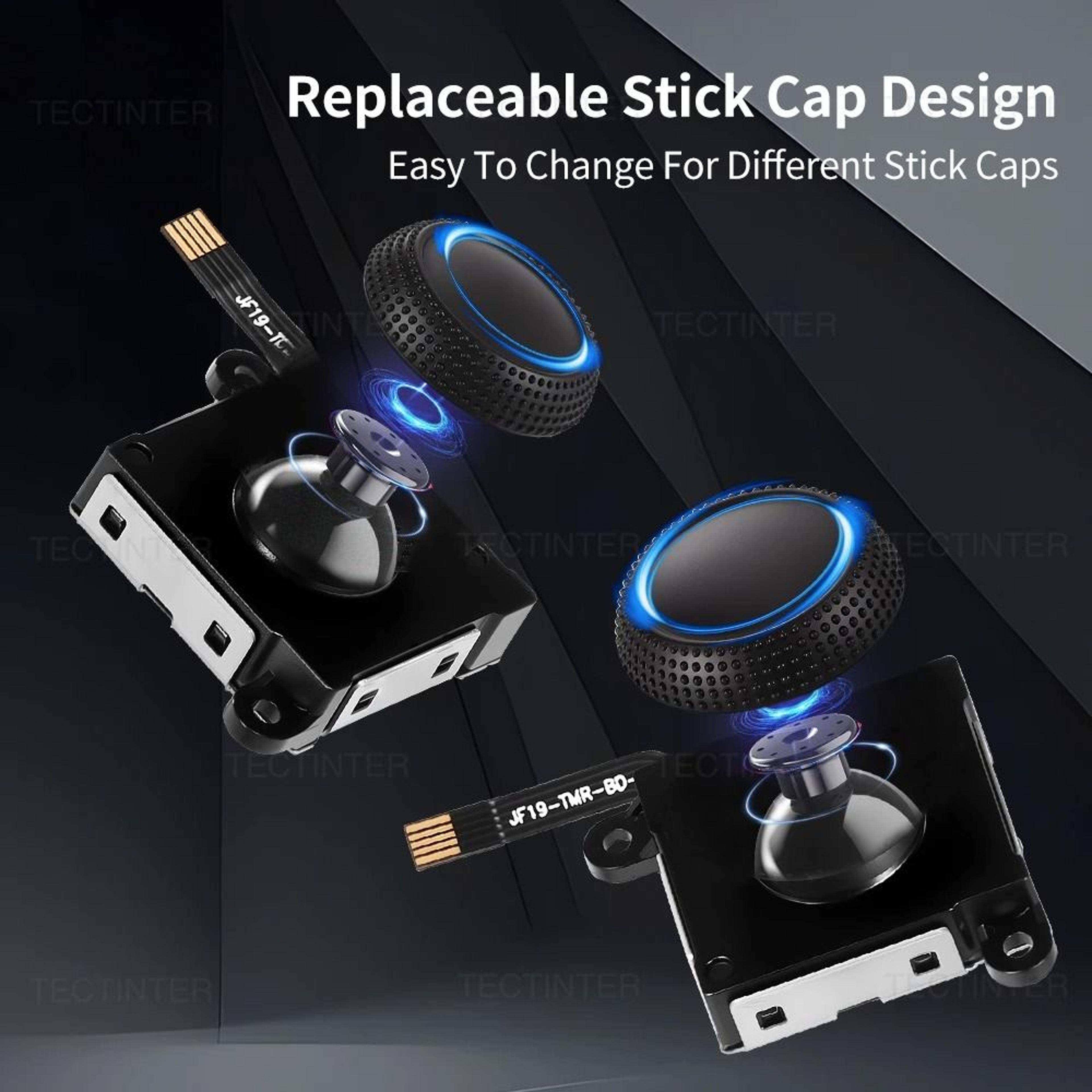 2/4pcs hall effect joystick replacement for nintendo switch lite oled