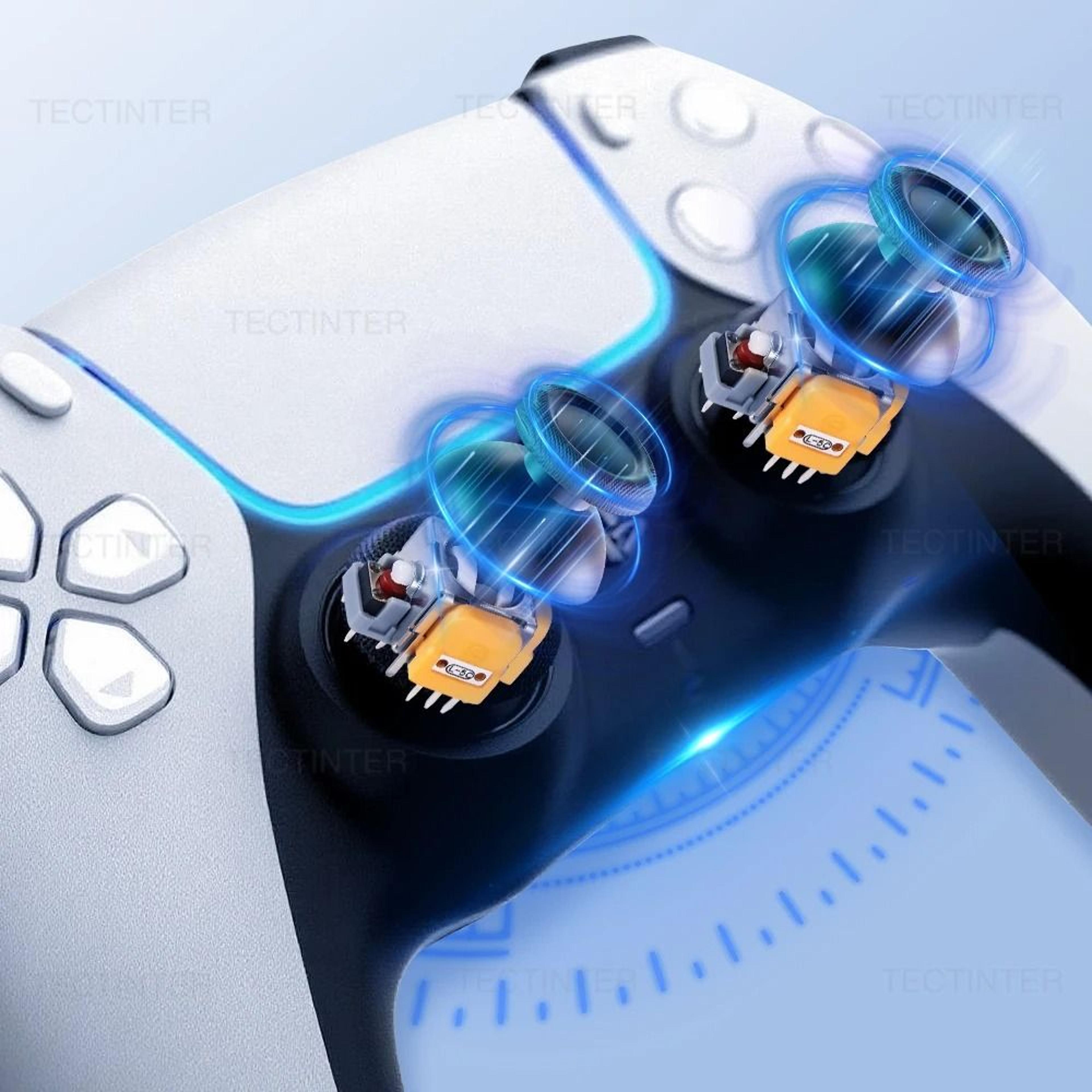 ps5 dualsense hall effect 3d analog joystick replacement