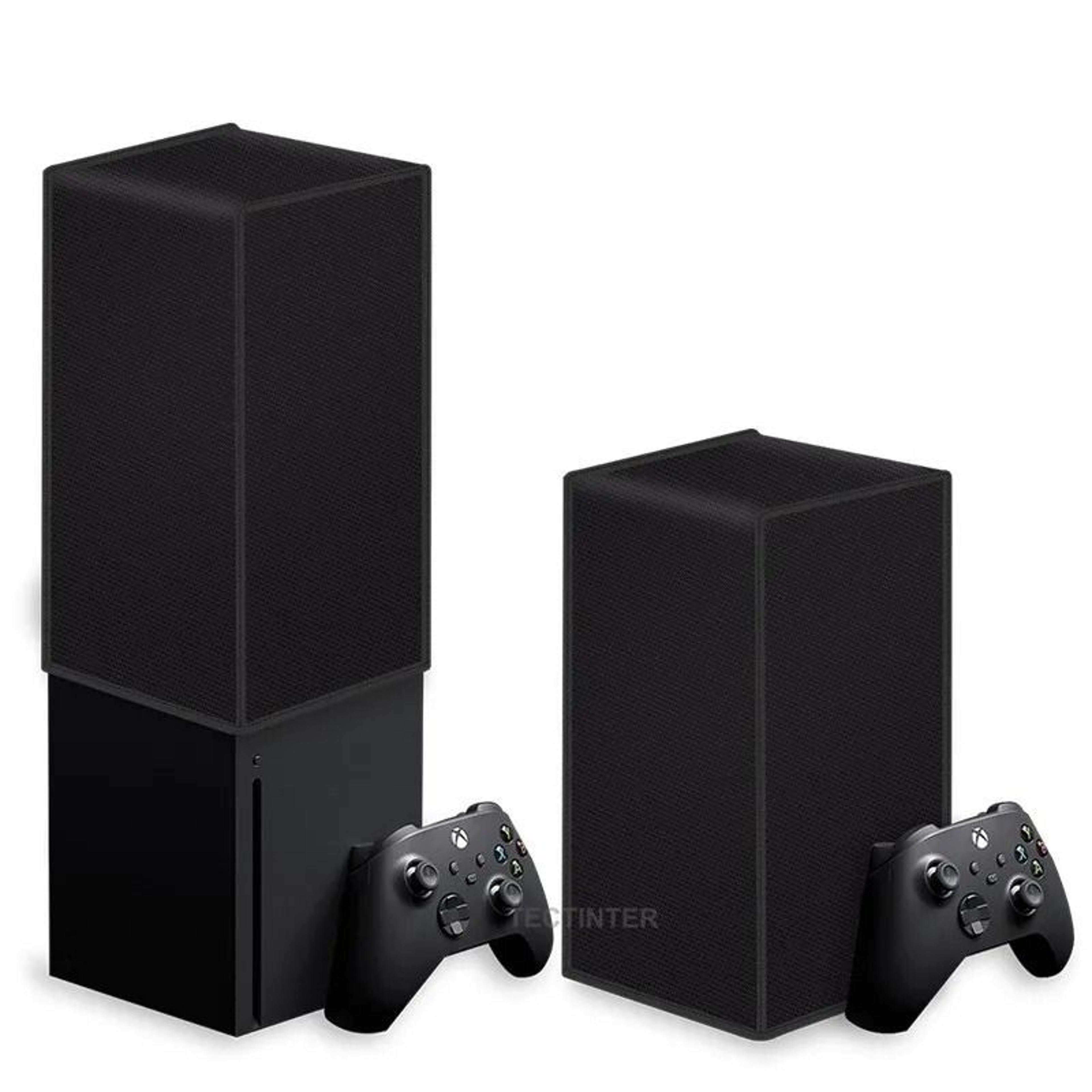 xbox series x dustproof protective cover for vertical or horizontal setup