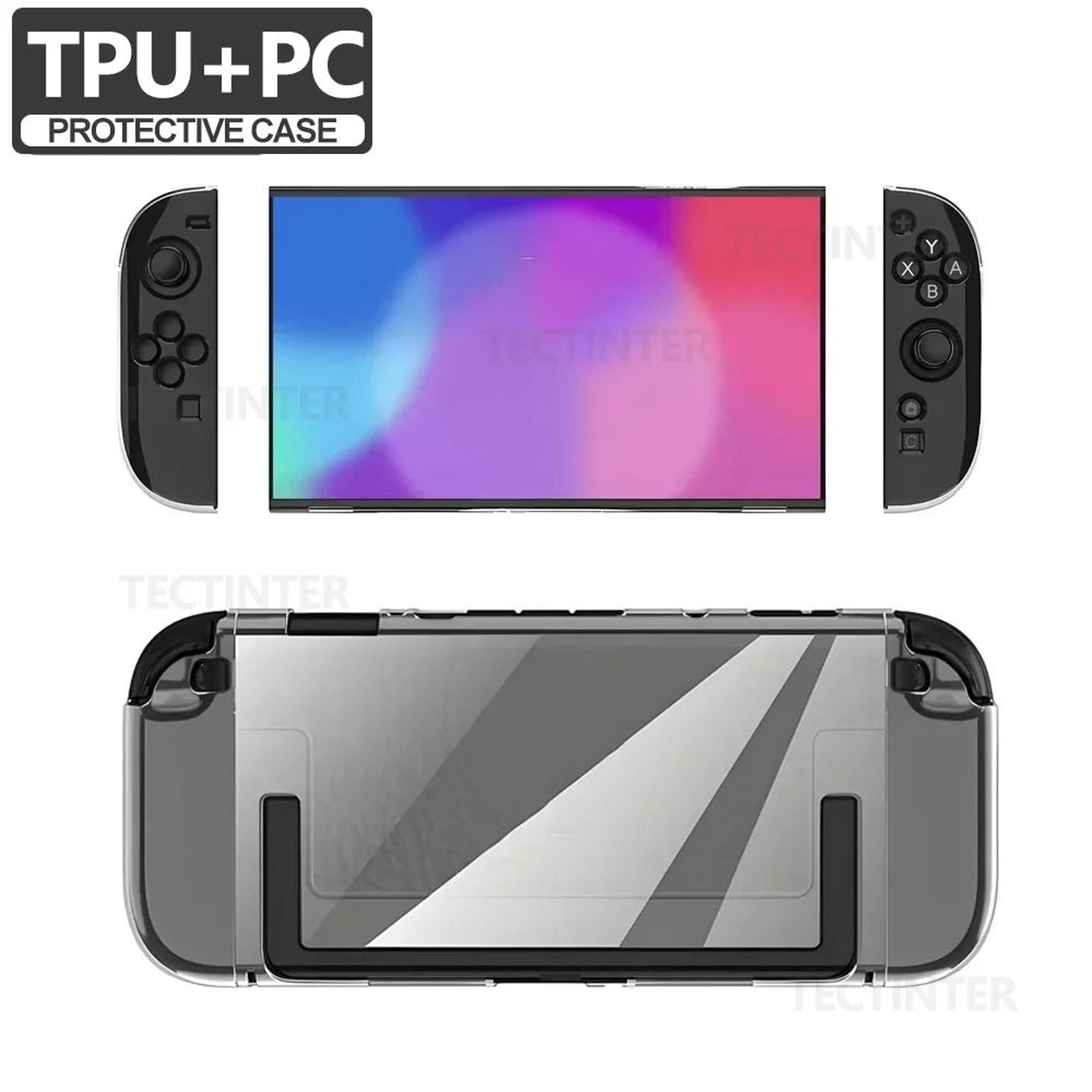 clear pc+tpu protective case for nintendo switch 2