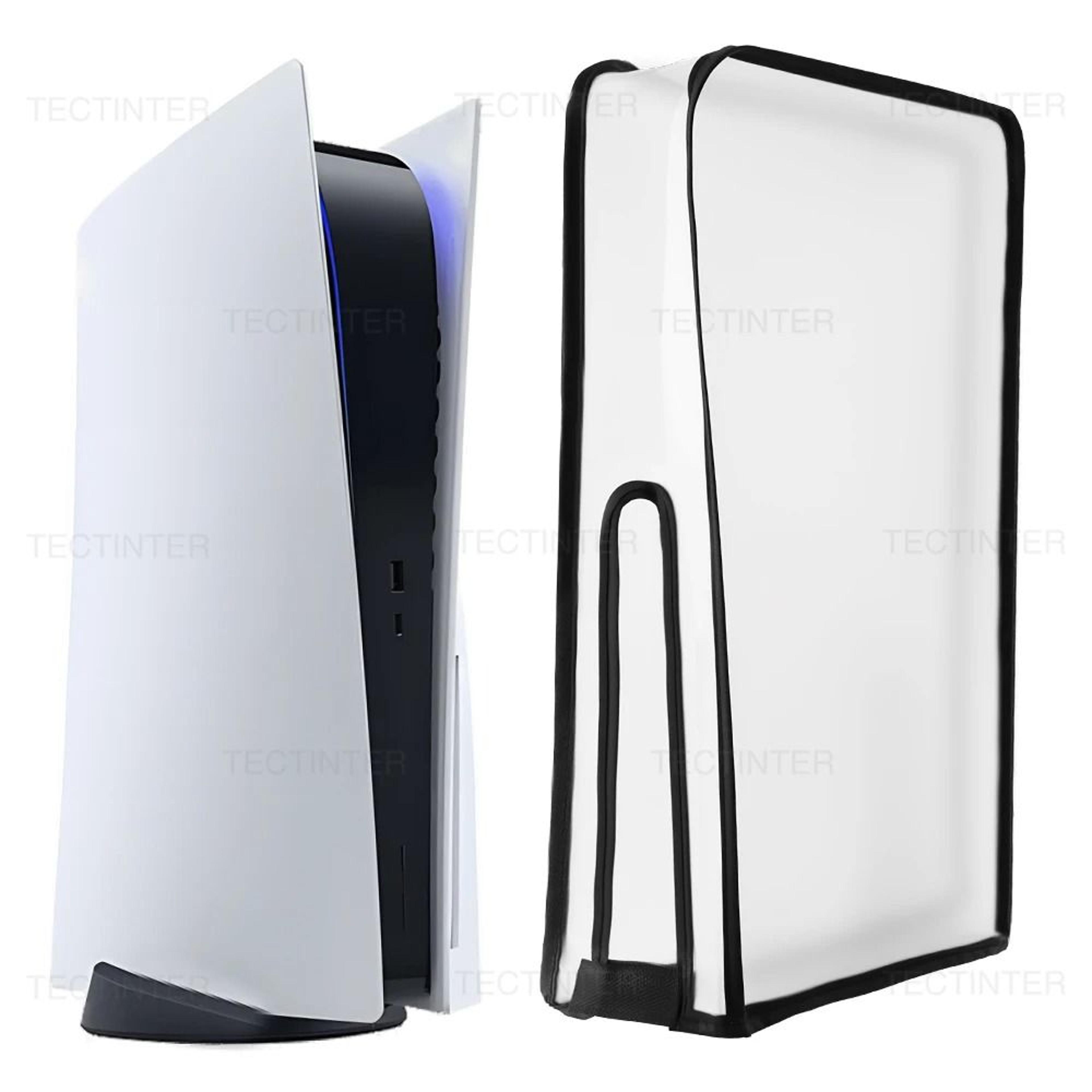 transparent vertical dust cover for playstation 5 console