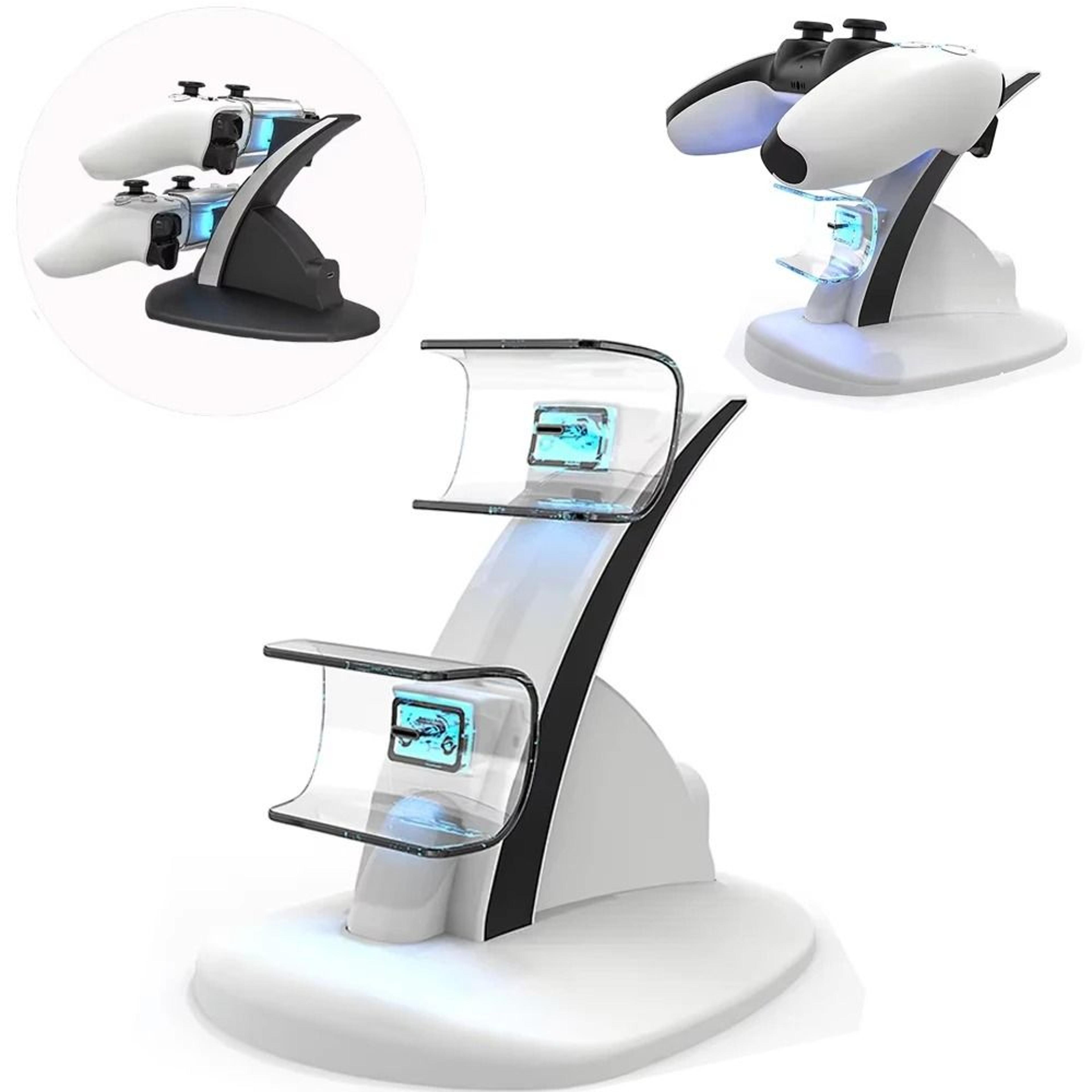 dual fast charging dock for ps5 dualsense controllers