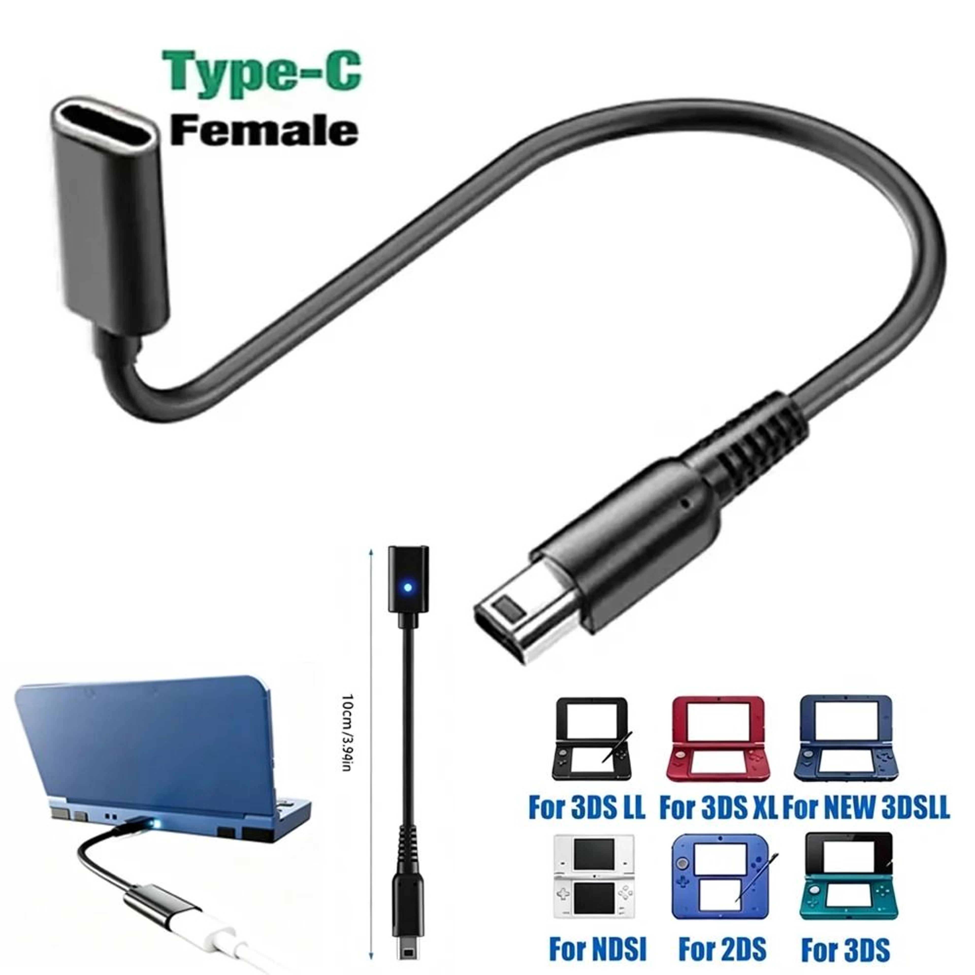 usb-c charging cable for nintendo 2ds 3ds dsi xl and new 3ds