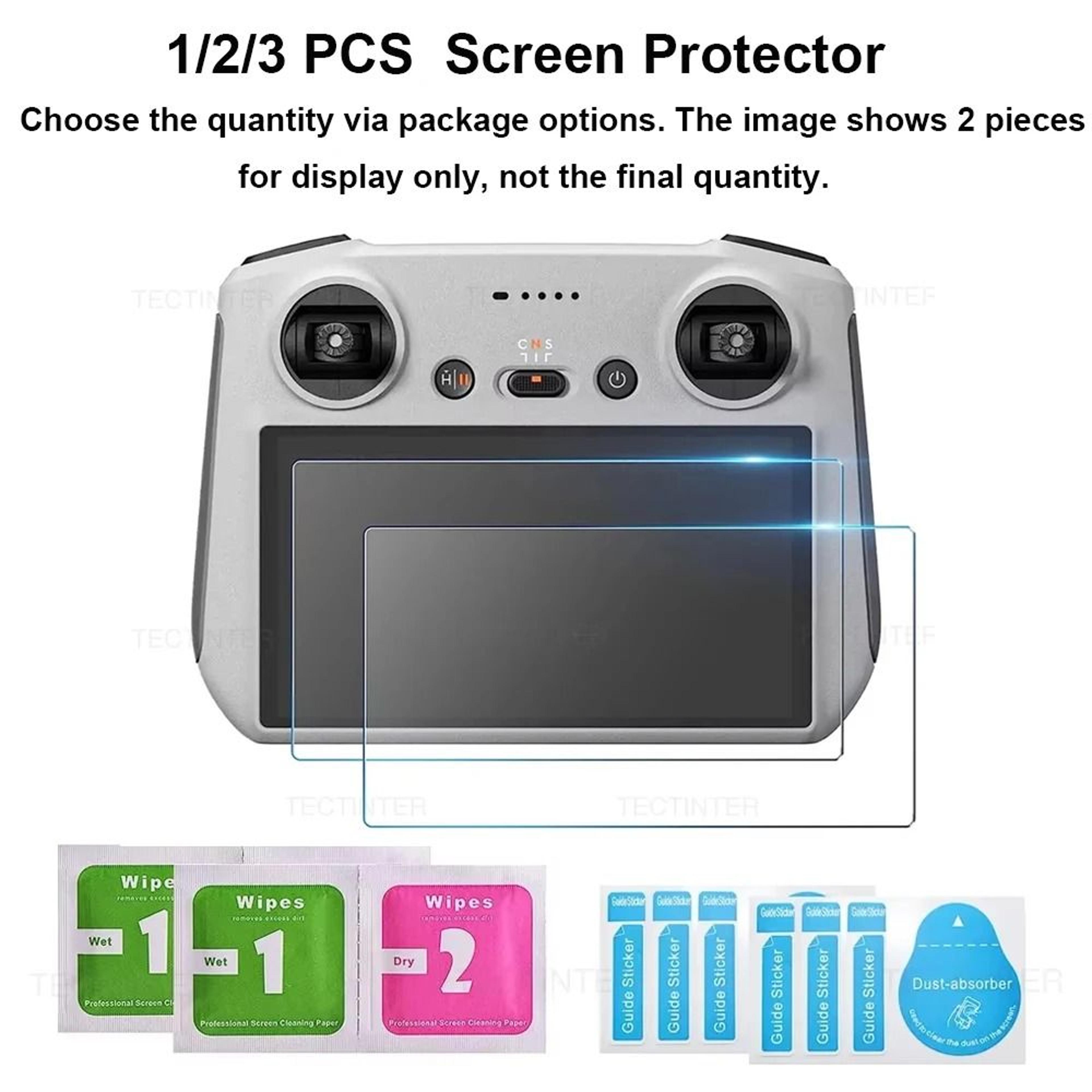 dji rc 2 rc pro tempered glass screen protector for mini series
