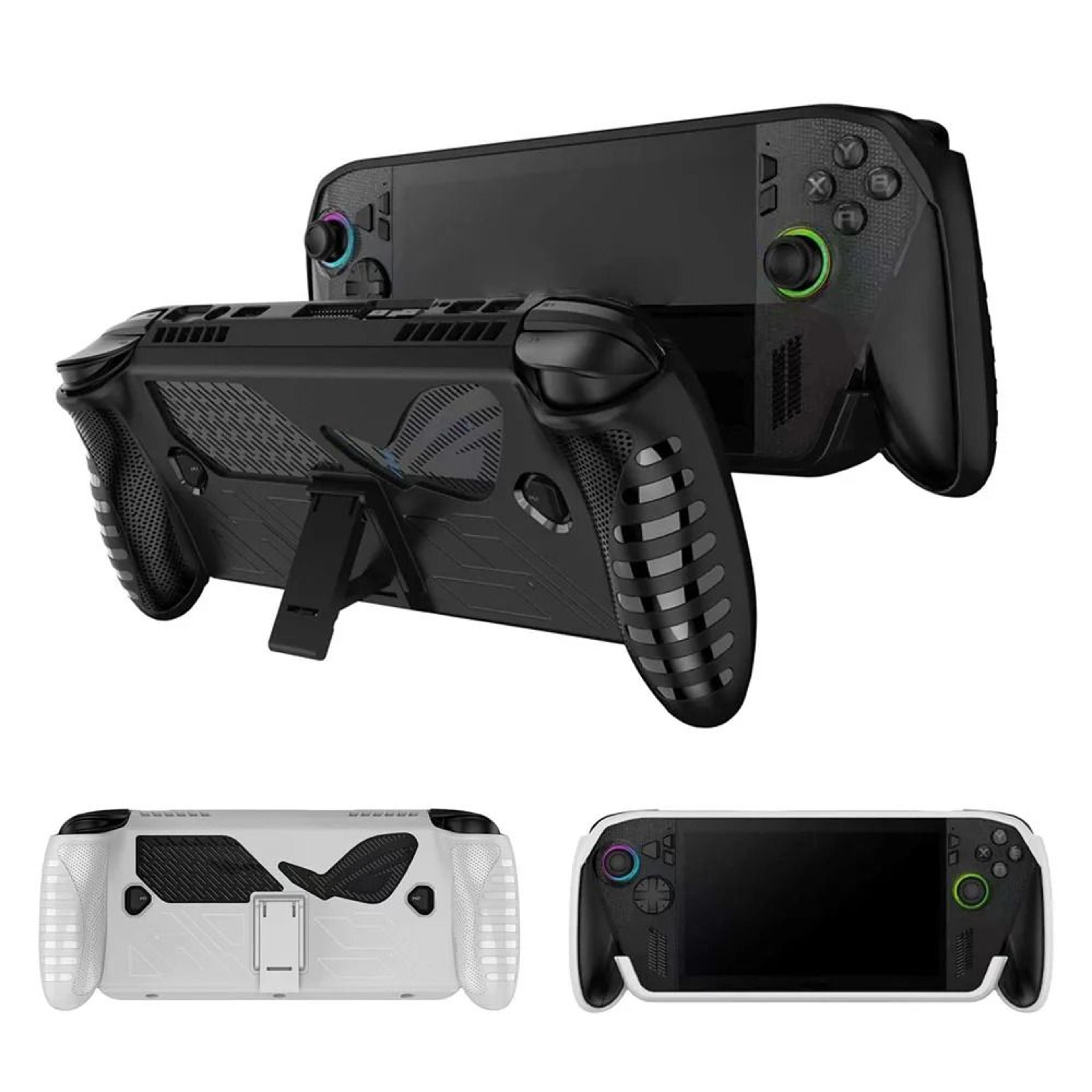 rog xbox ally x tpu protective case with built-in stand