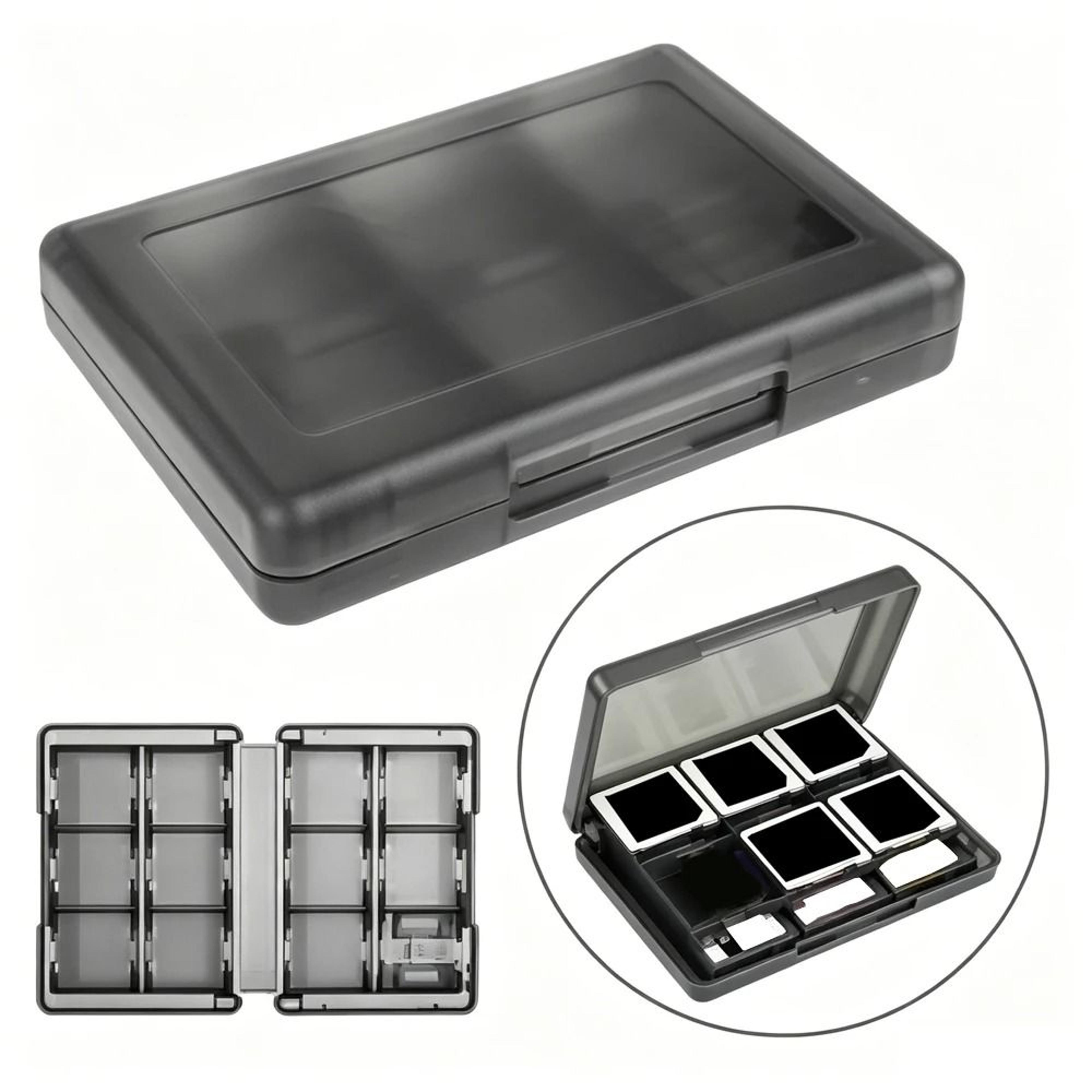 28-in-1 nintendo 3ds ds game card case with sd tf storage
