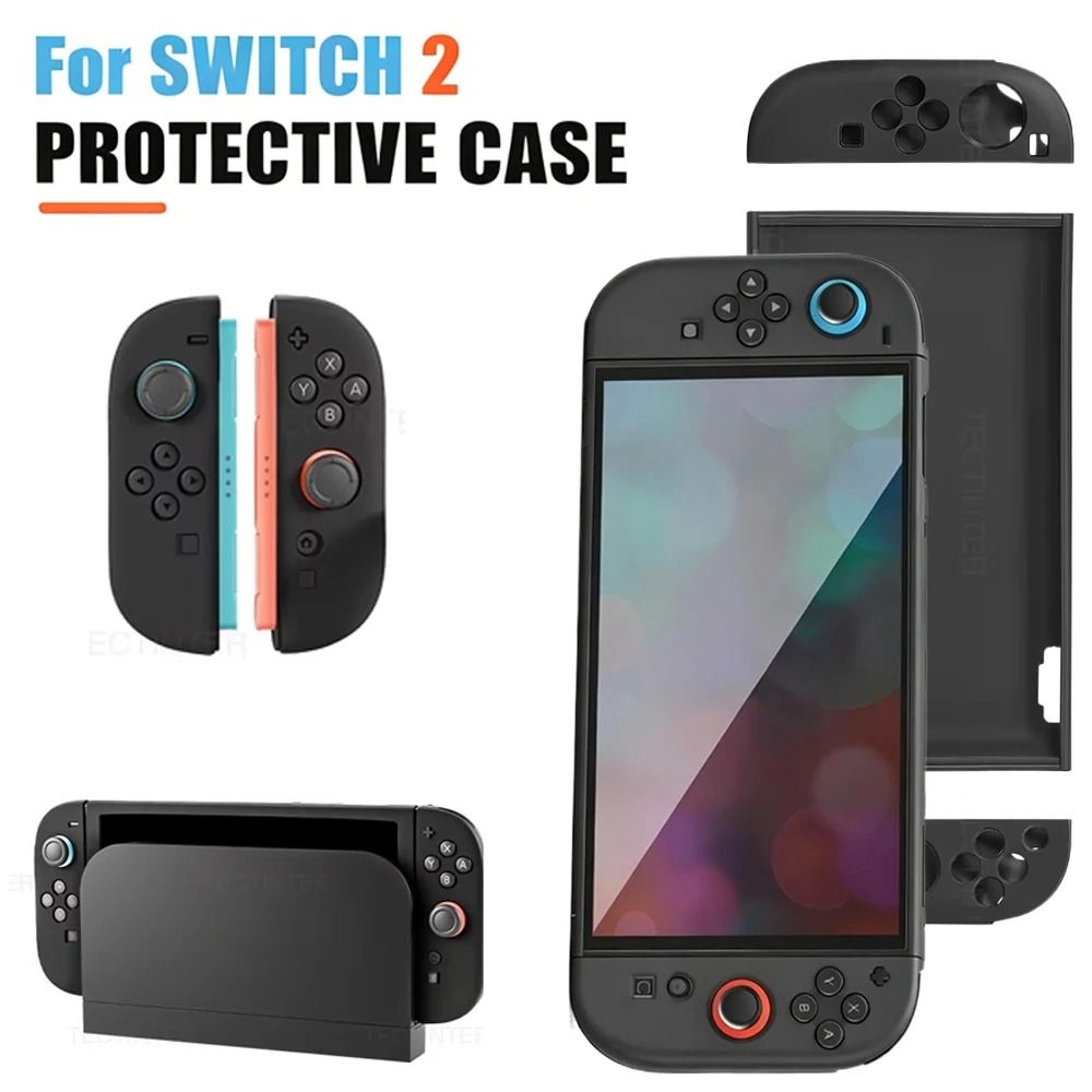 nintendo switch 2 silicone case split anti-fall console and joy-con 2 protective cover