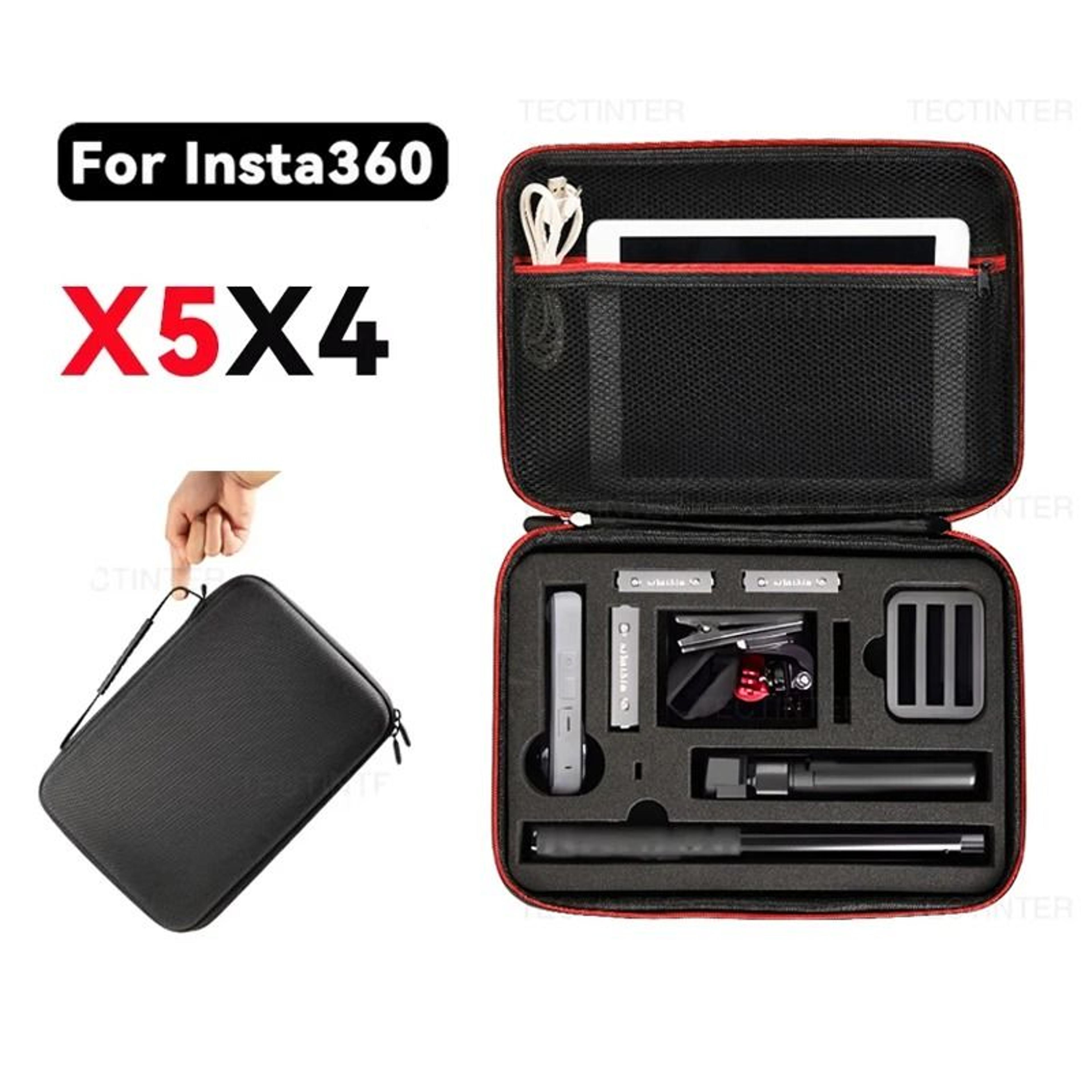 insta360 carrying case hard shell travel storage bag for x5 x4 x3 and one x2
