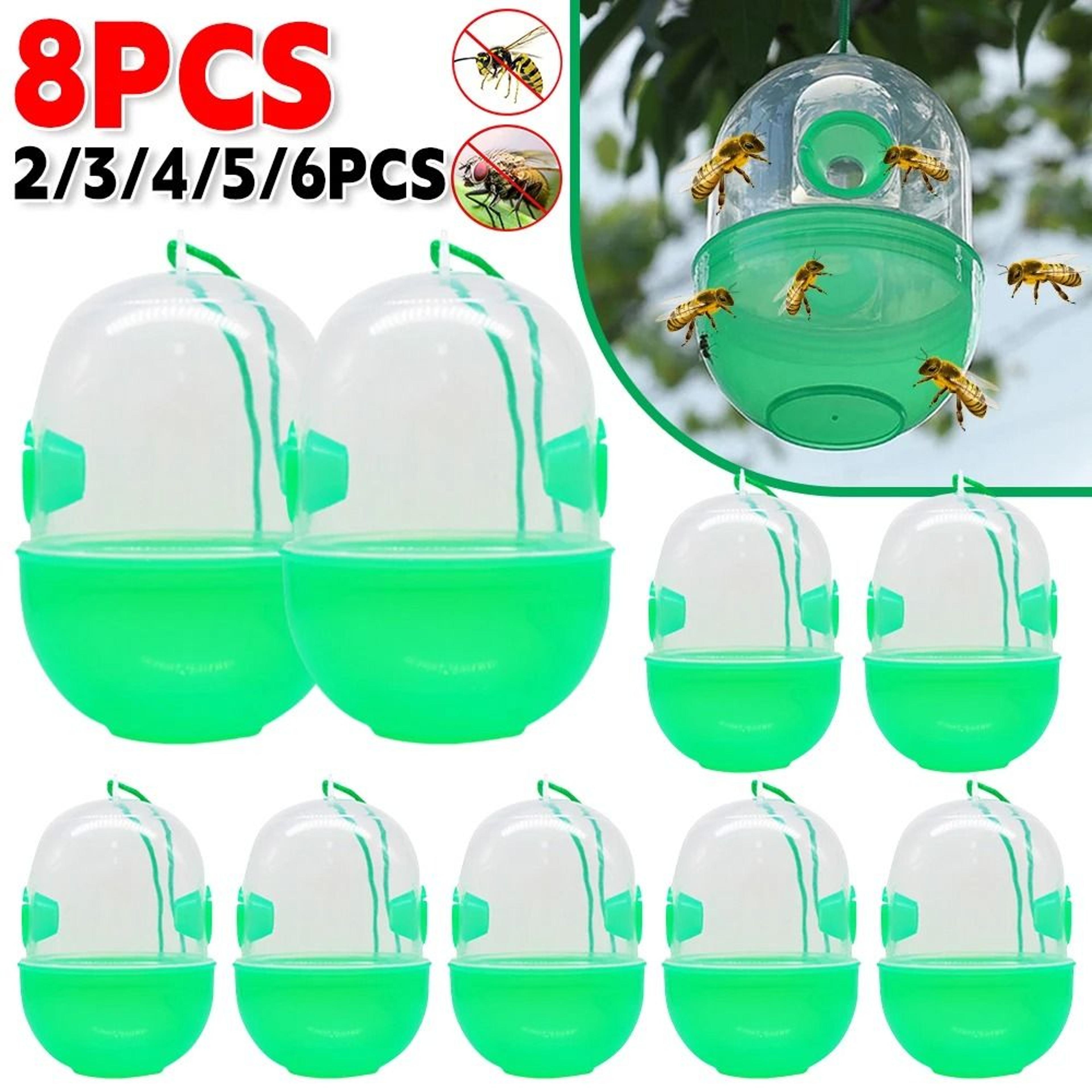 reusable wasp trap hanging fly and hornet catcher for garden orchard pest control
