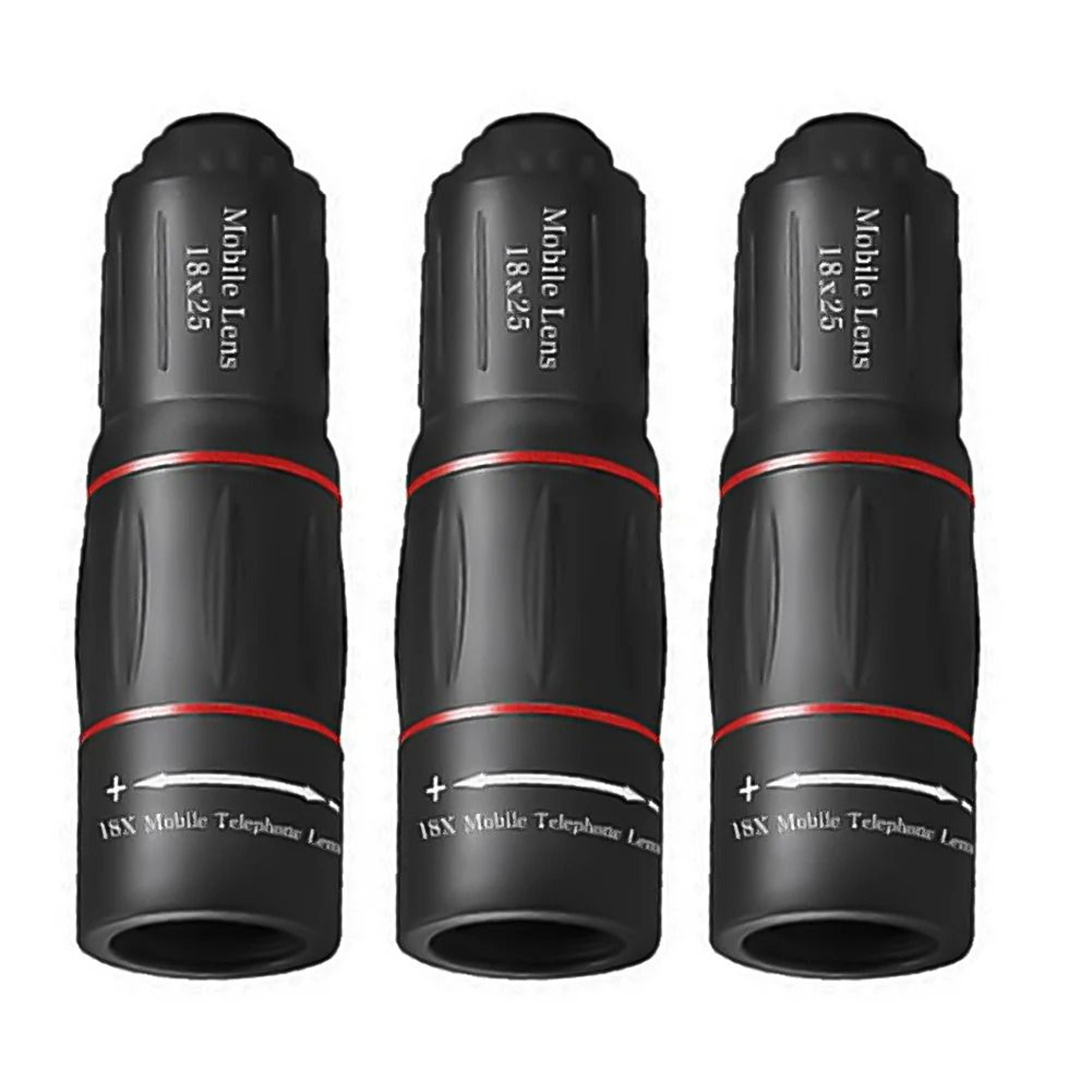 smartphone telephoto lens 18x 28x 36x universal clip-on optical zoom telescope