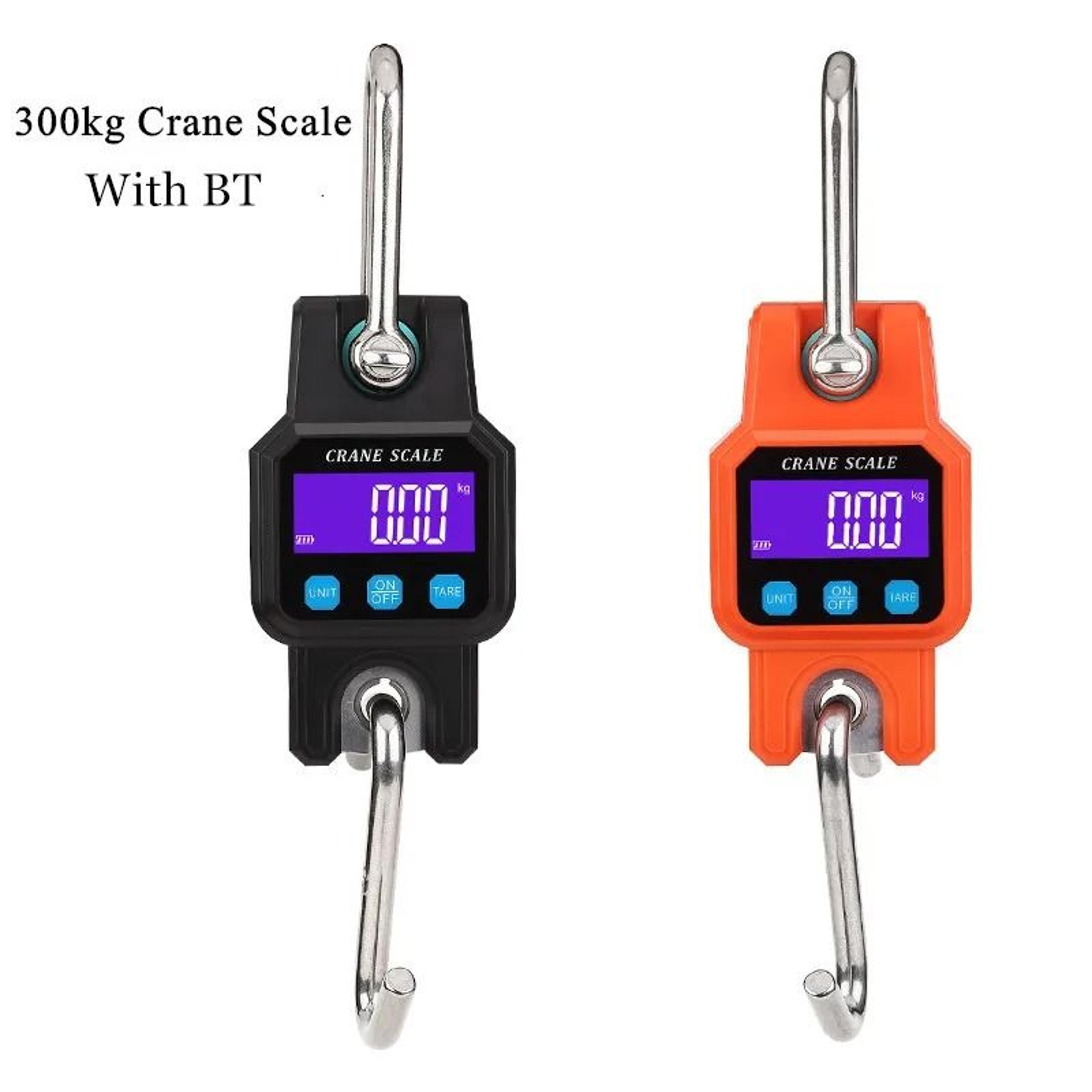 300kg bluetooth crane scale rechargeable digital hanging scale with stainless steel hook