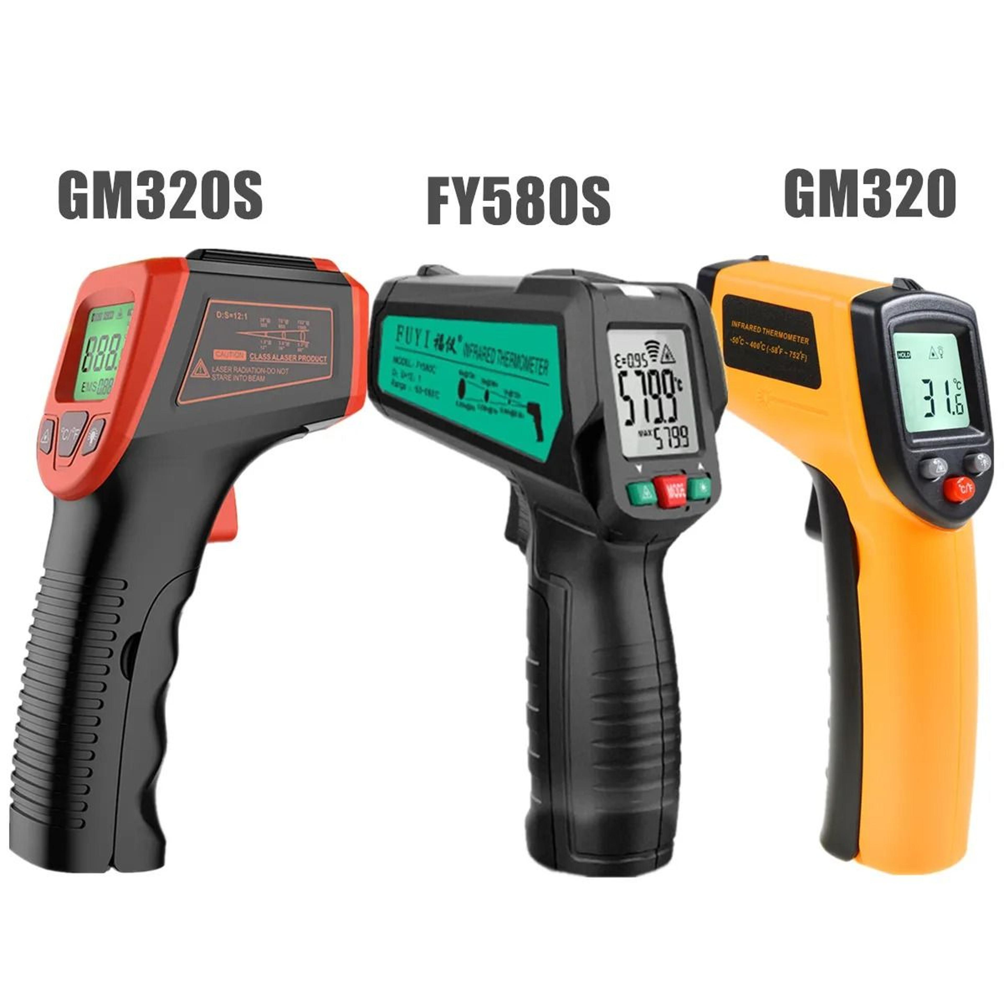 digital infrared thermometer gun -50°c to 600°c non-contact laser temperature tester