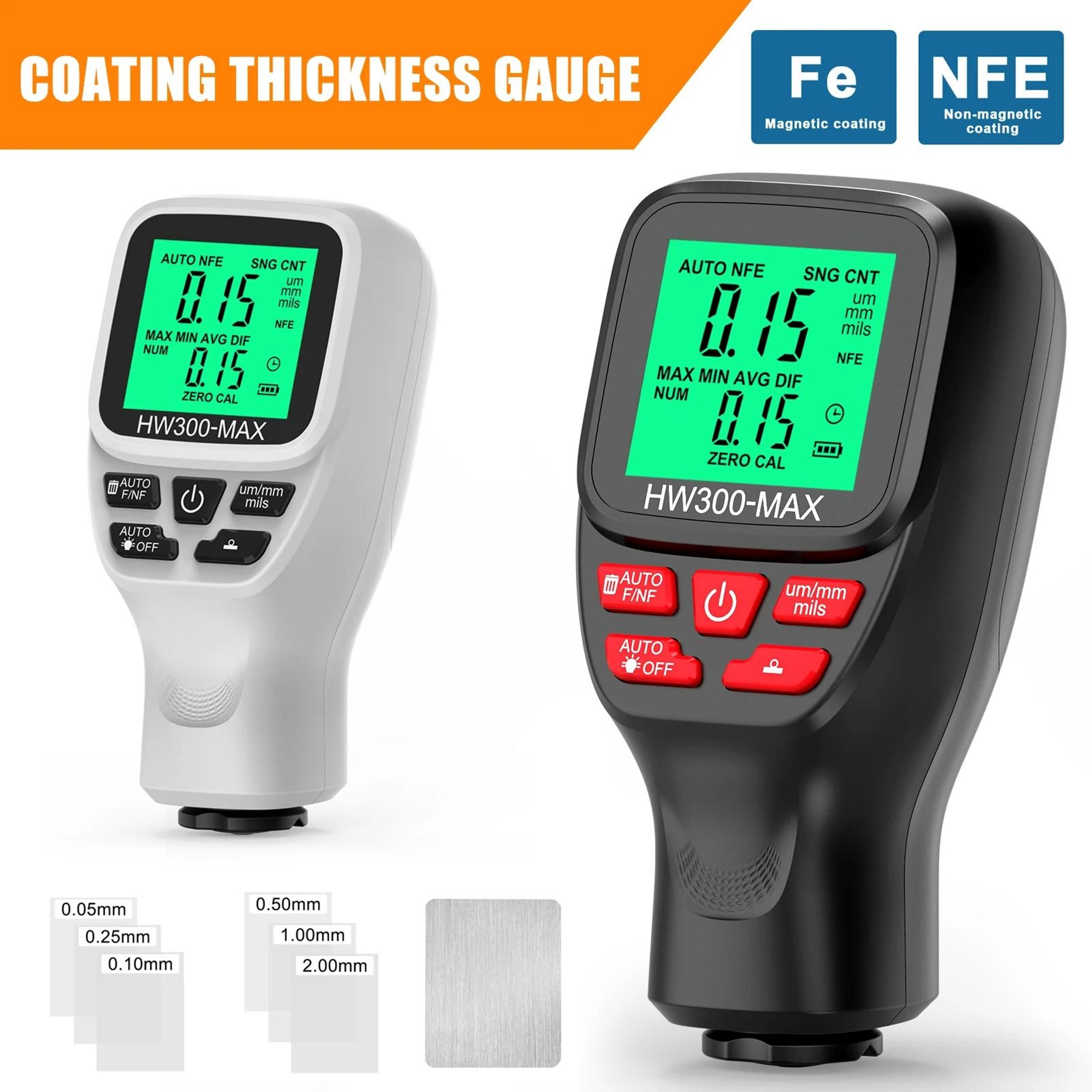 car paint thickness gauge digital coating meter for automotive paint inspection