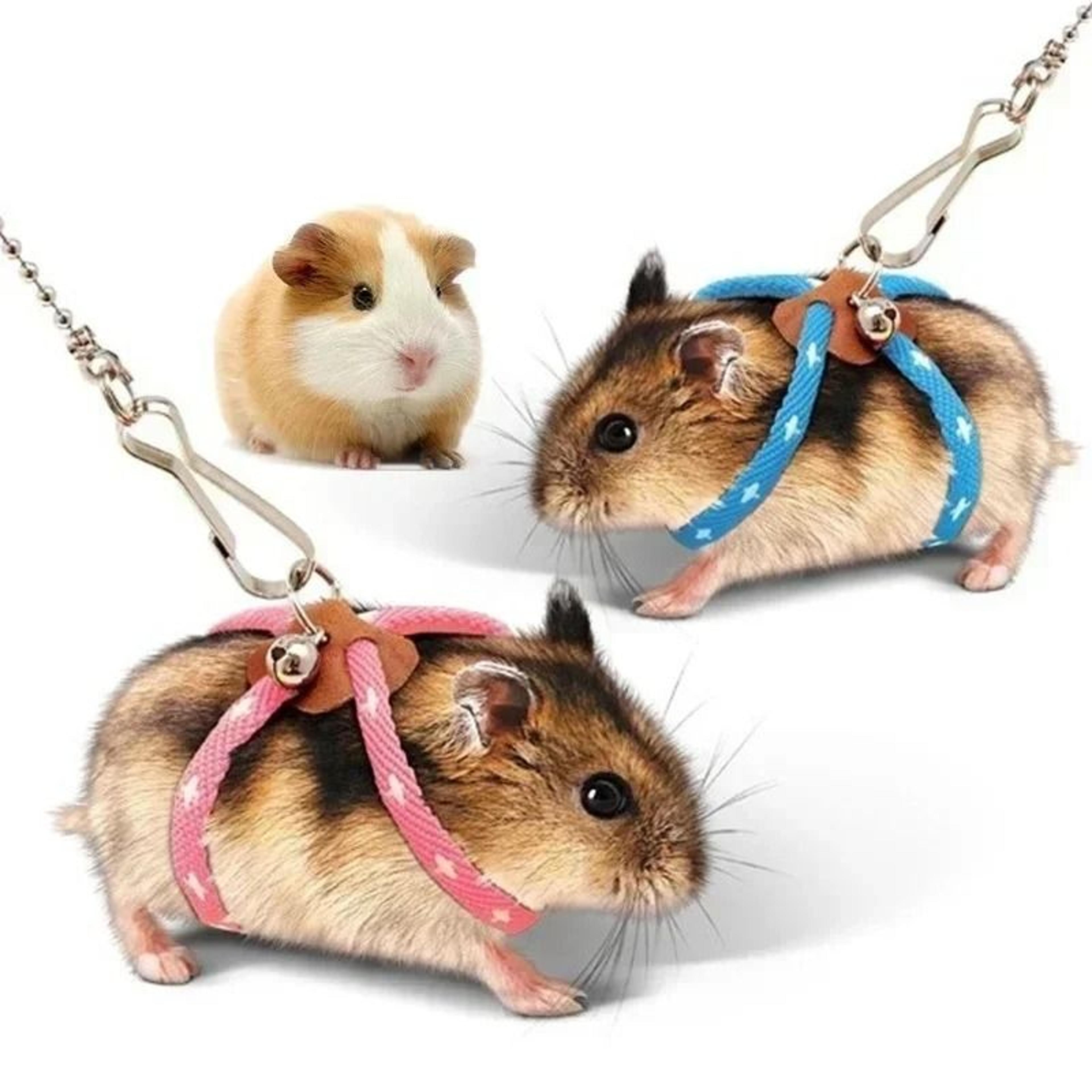 adjustable small pet harness leash soft strap for hamster ferret rat parrot and mini pets