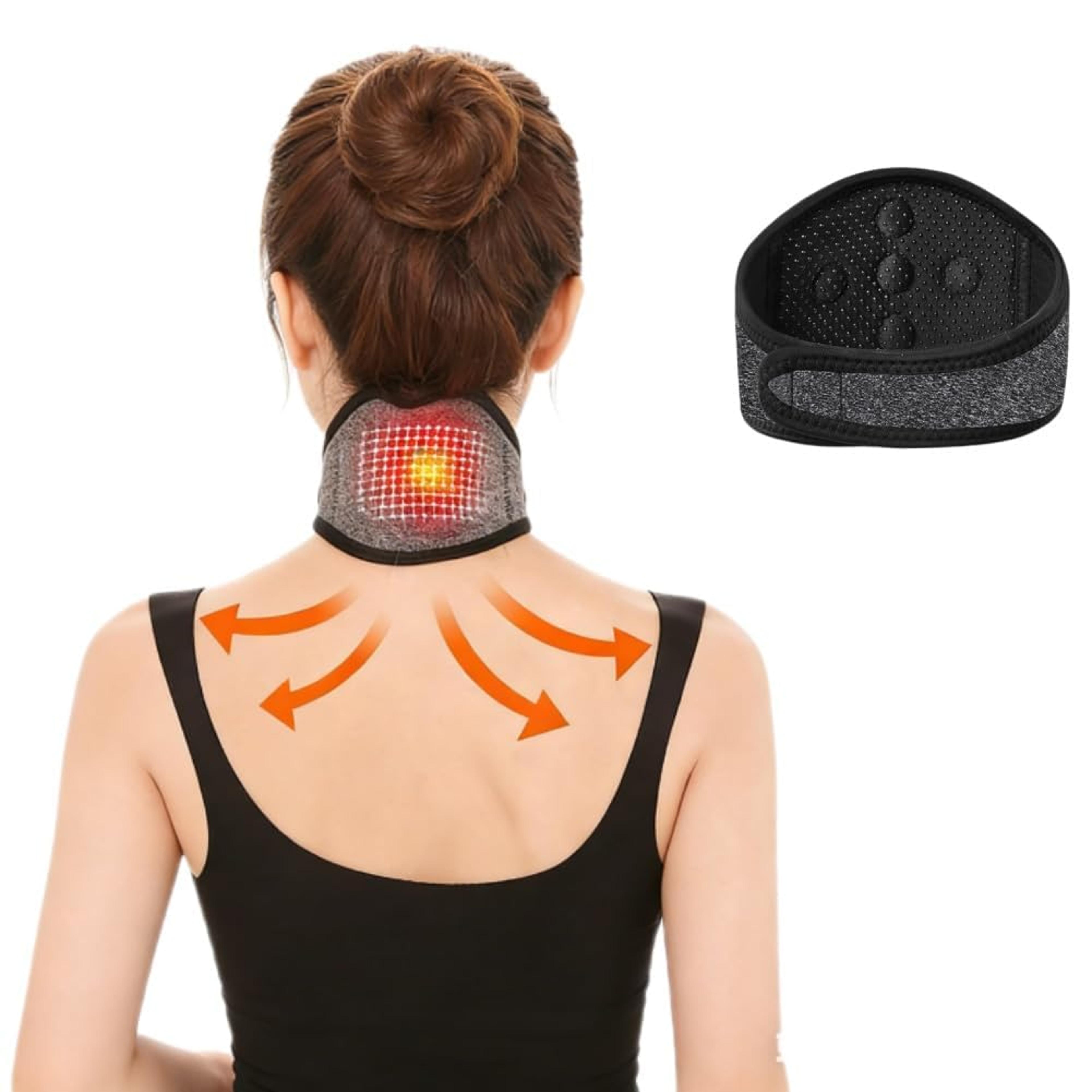 warm cervical neck wrap adjustable magnetic neck sleeve for cold weather comfort