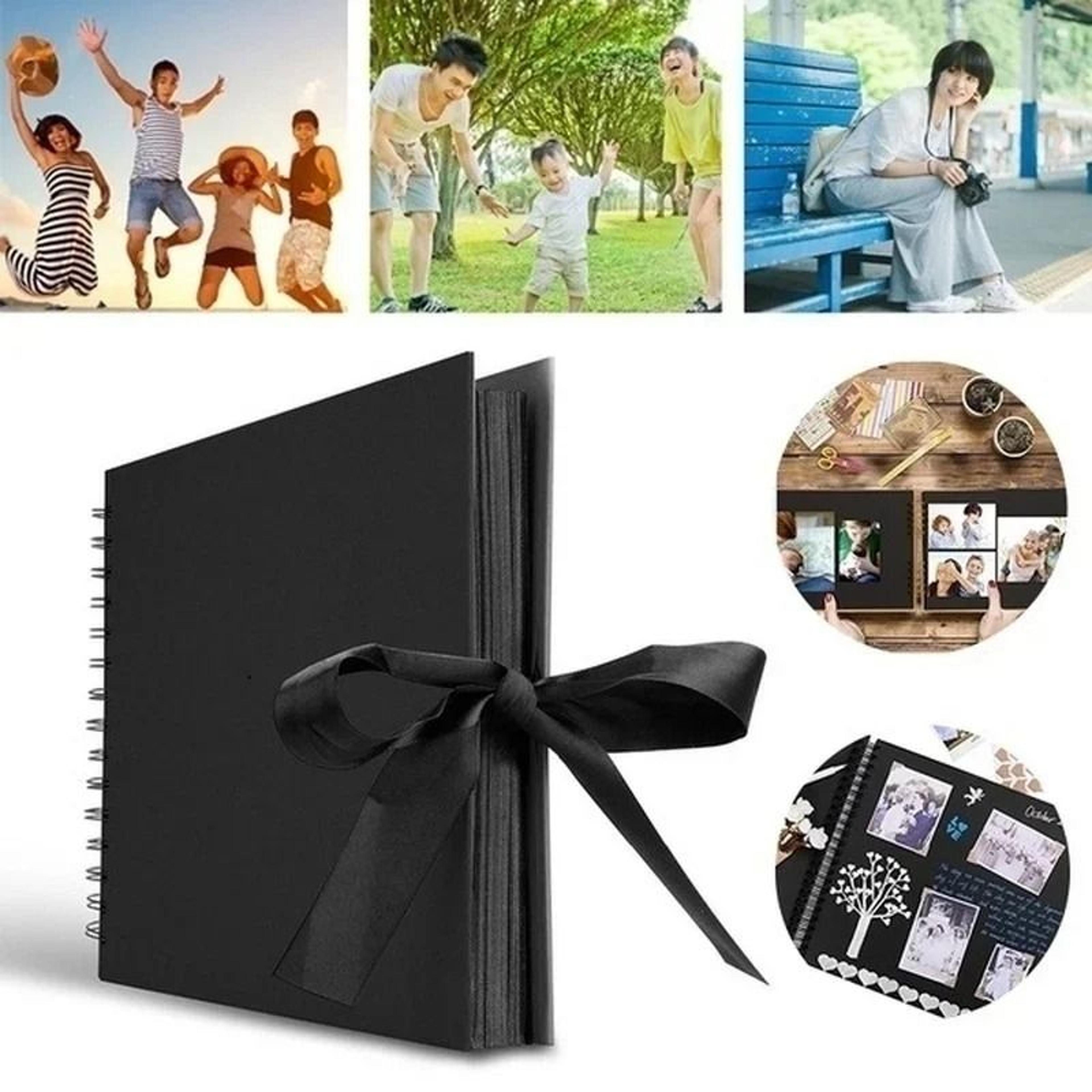diy scrapbook photo album kraft paper memory book for weddings and anniversaries