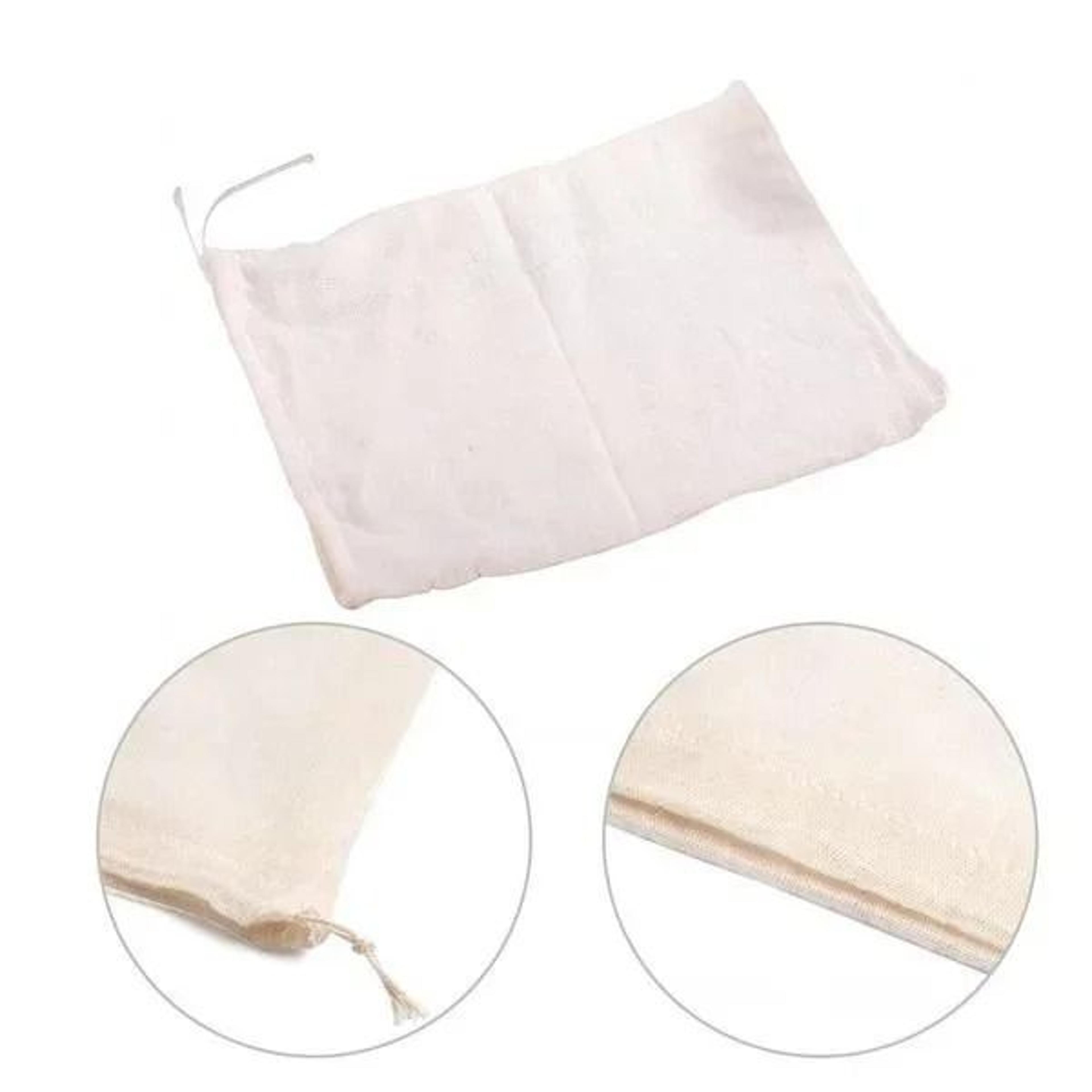 drawstring soup filter bag reusable mesh strainer for herbs spices and cooking