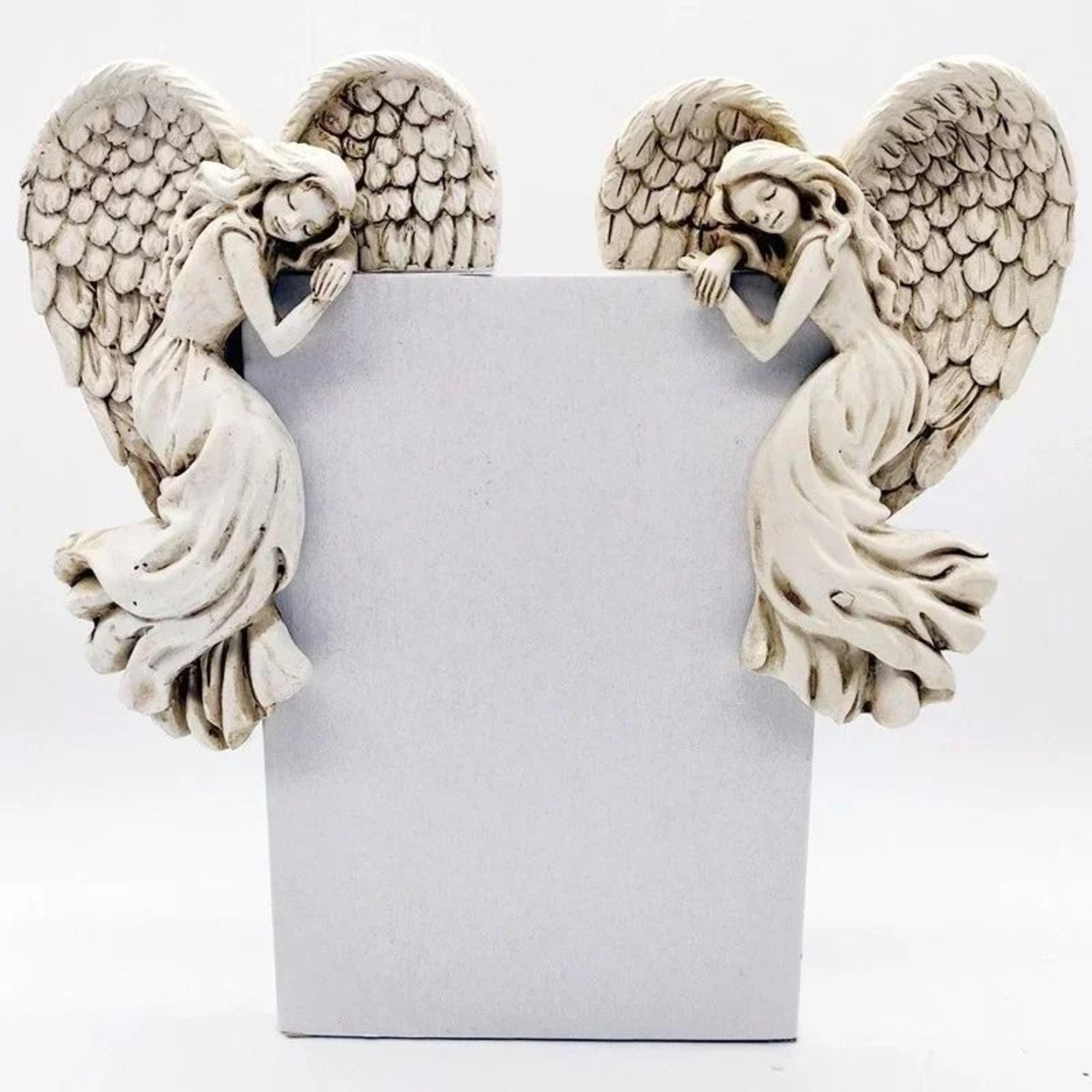 resin angel wings door frame decor left and right wing wall ornaments for home and garden