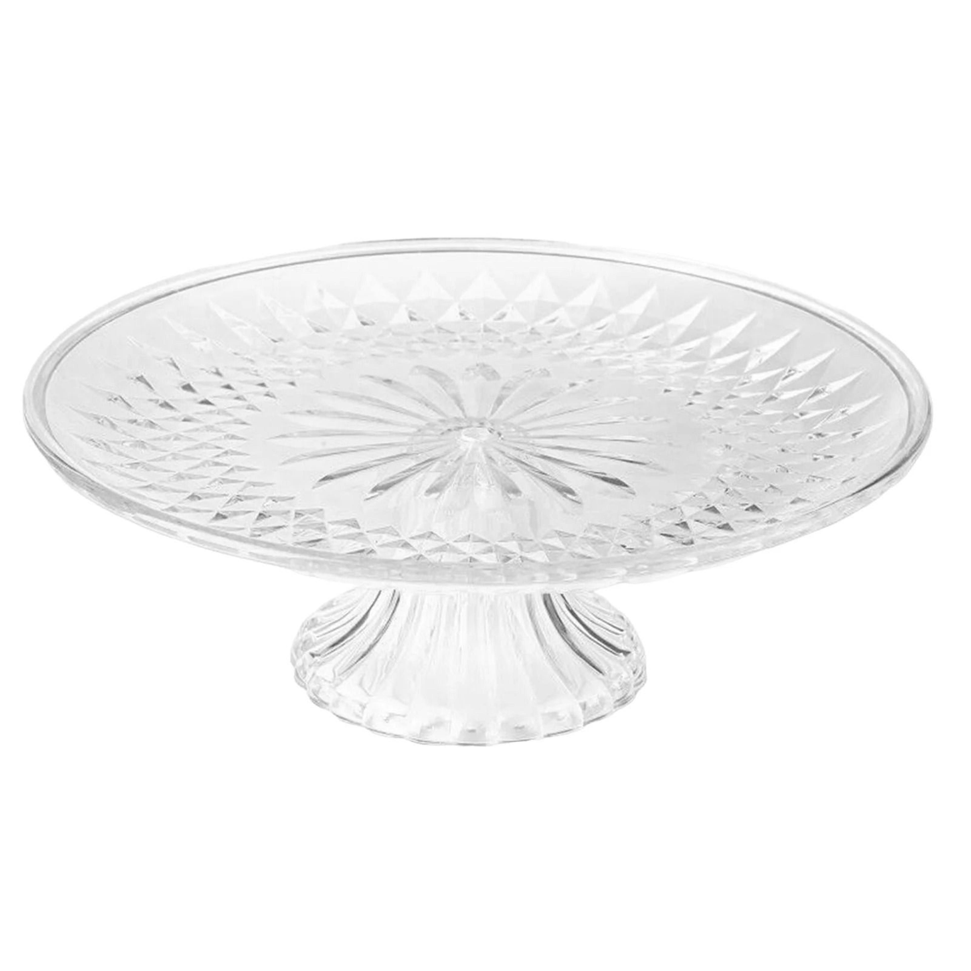 crystal clear acrylic cake stand dessert serving tray