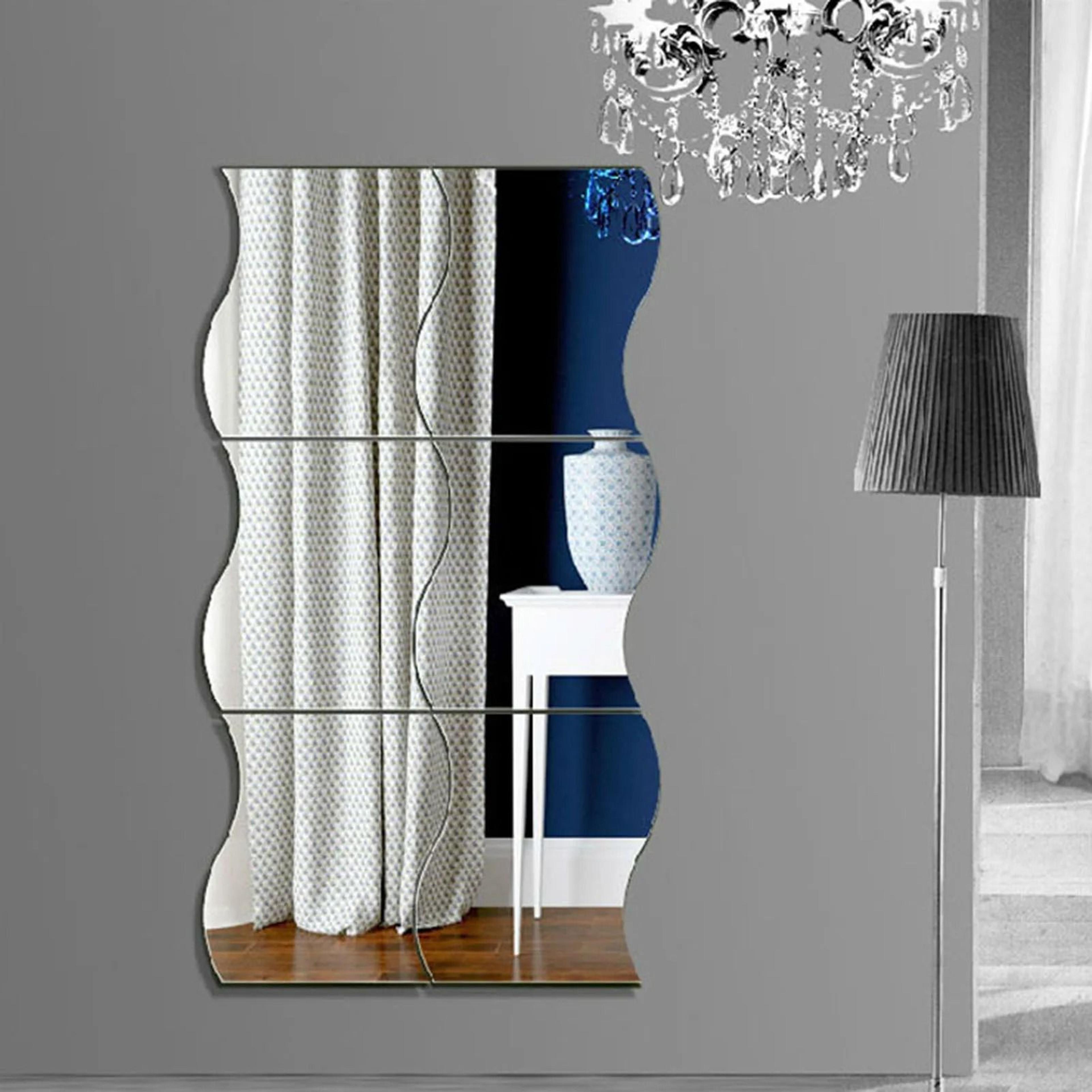 self adhesive acrylic mirror wall sticker diy home decor