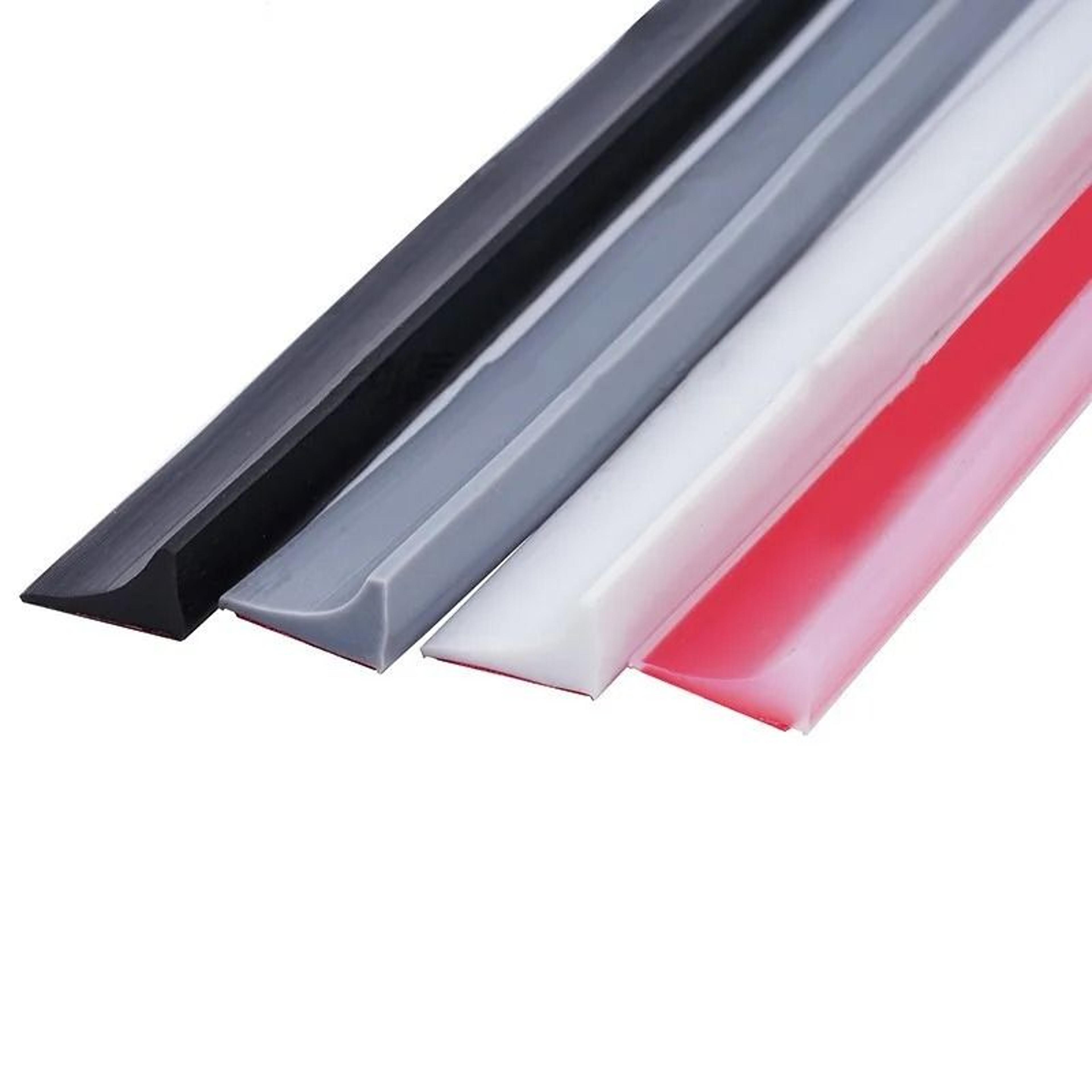 self-adhesive silicone shower water dam barrier strip