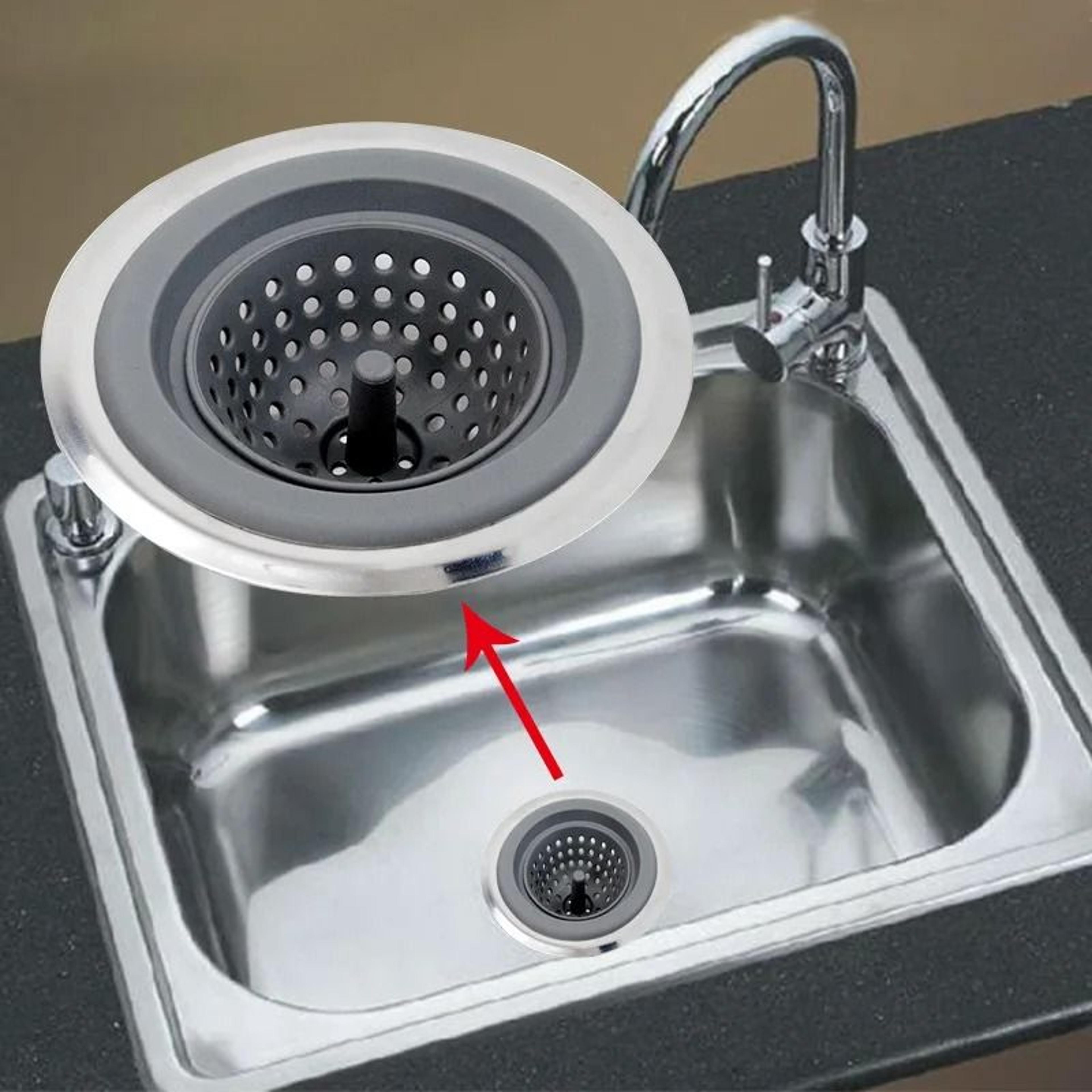 silicone sink strainer stopper and hair catcher