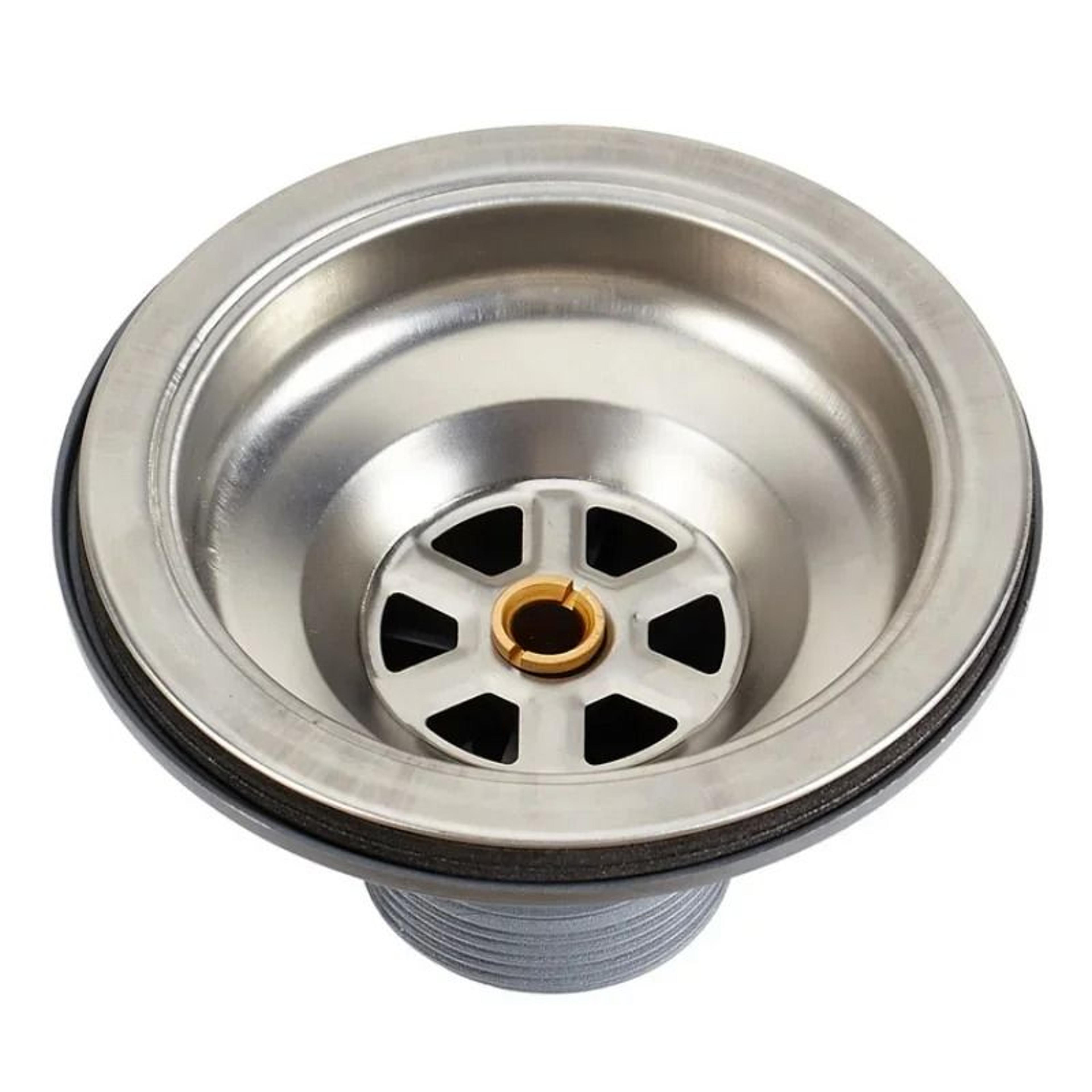 stainless steel sink strainer plug with waste basket
