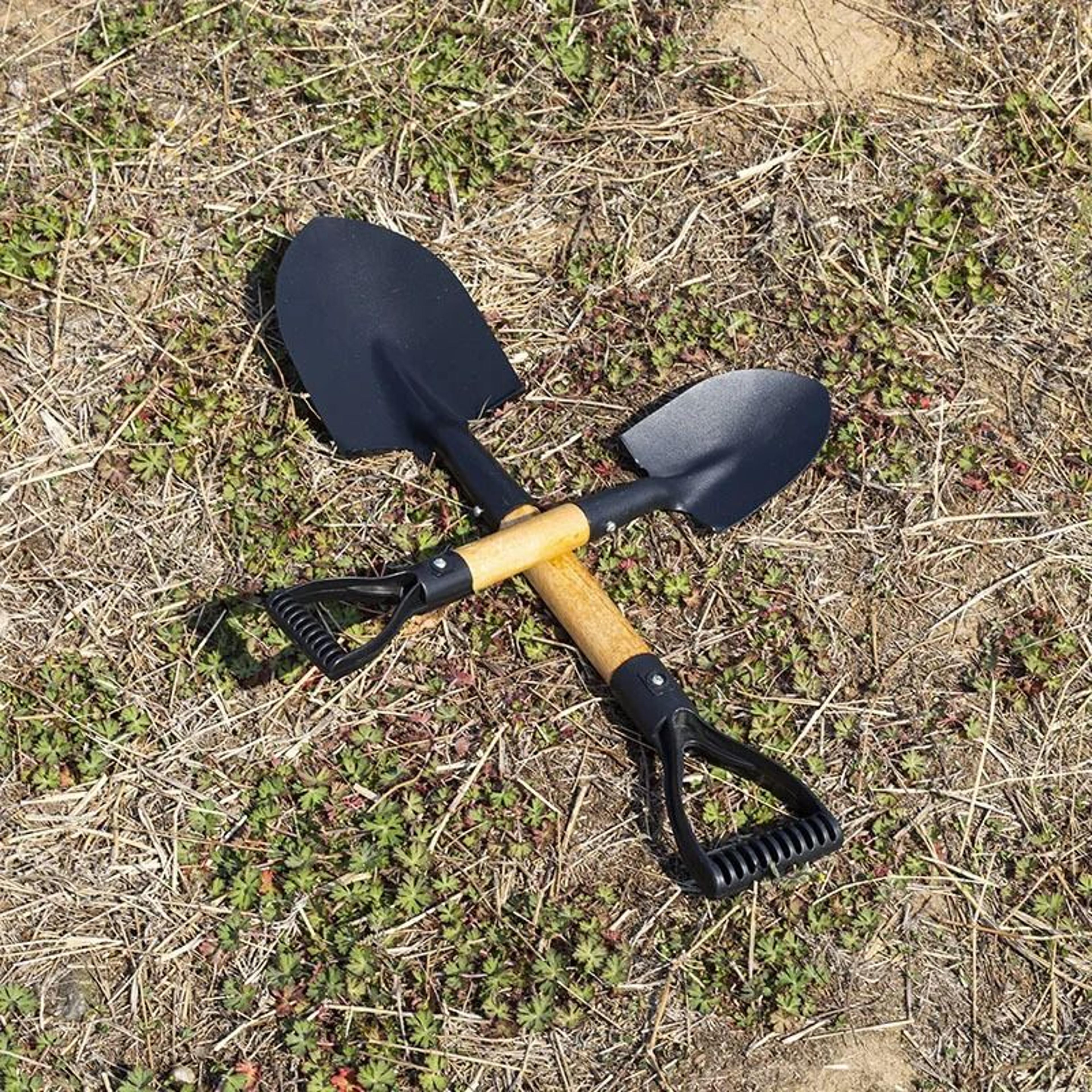 manganese steel garden shovel portable digging trowel