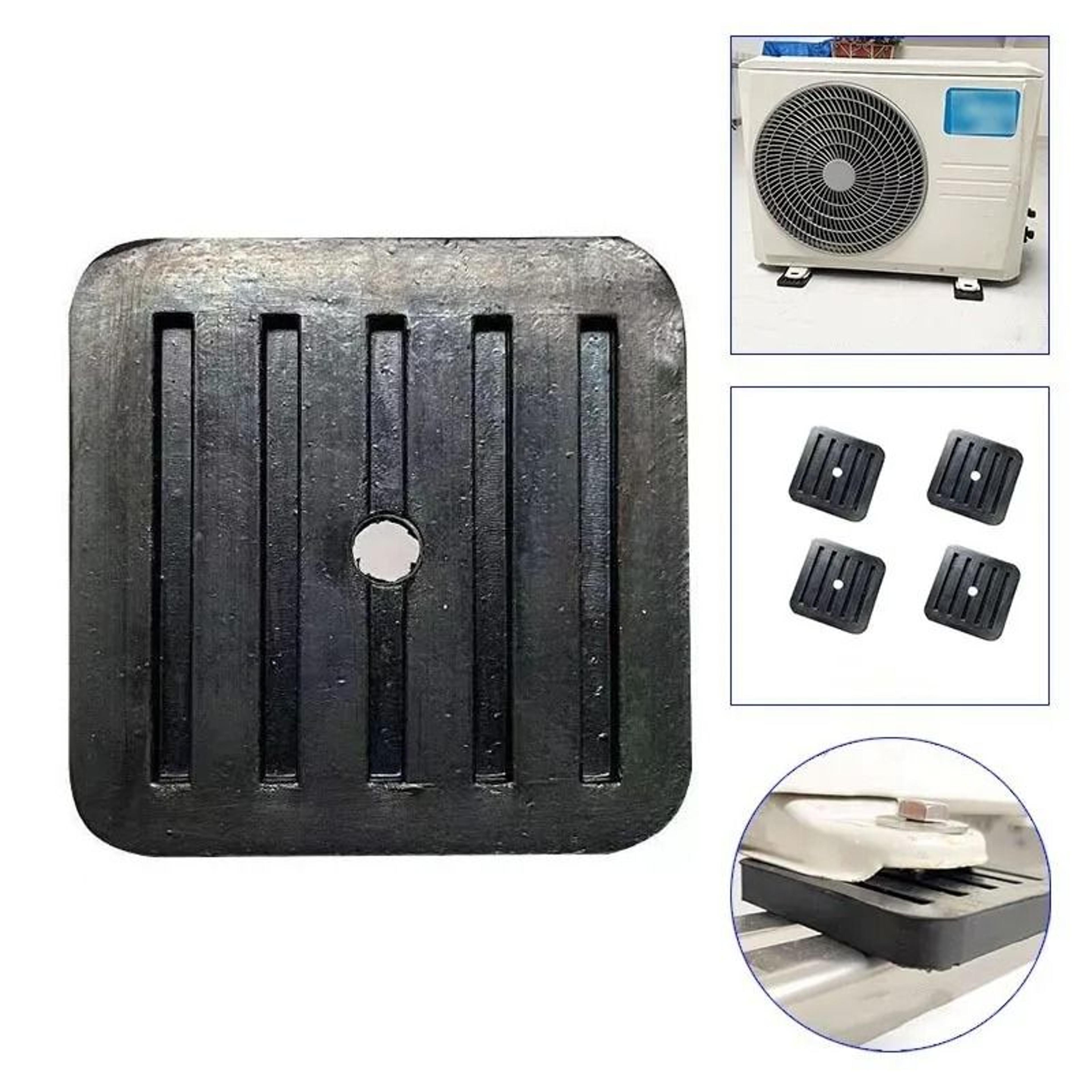 4pc air conditioner anti vibration pads rubber shock absorber mounts