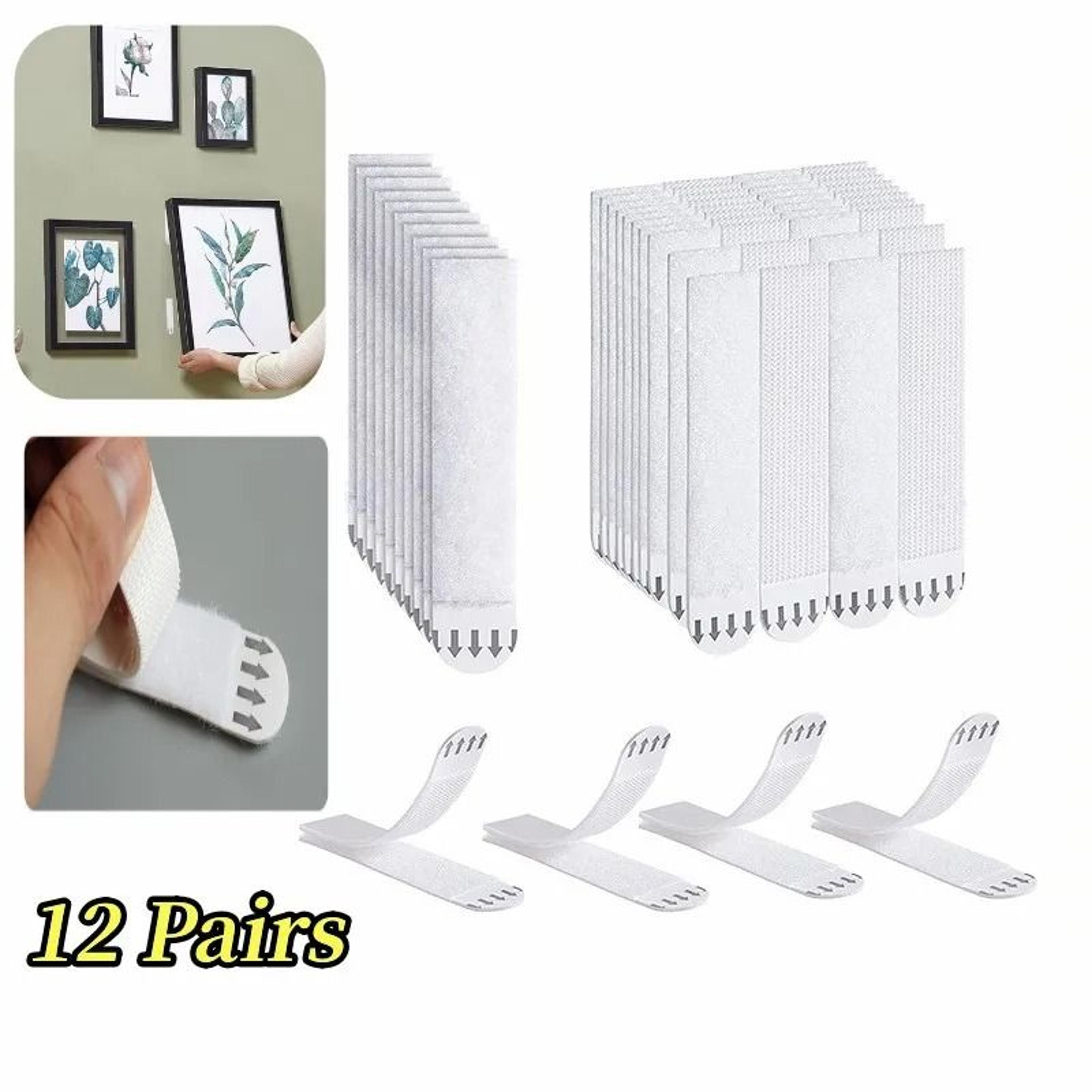 12 pair damage free picture hanging strips for frames