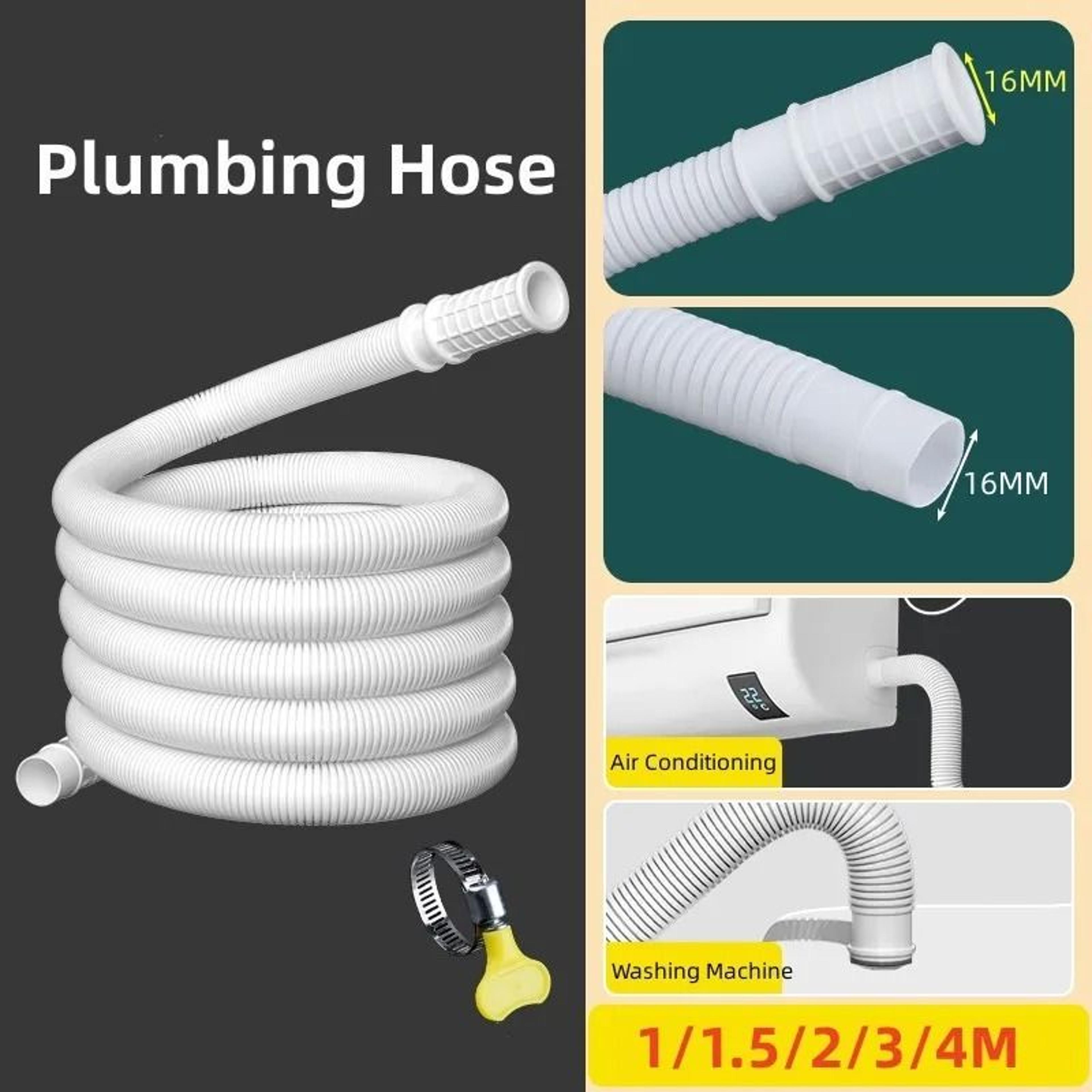 1-4m washing machine drain hose extension pipe