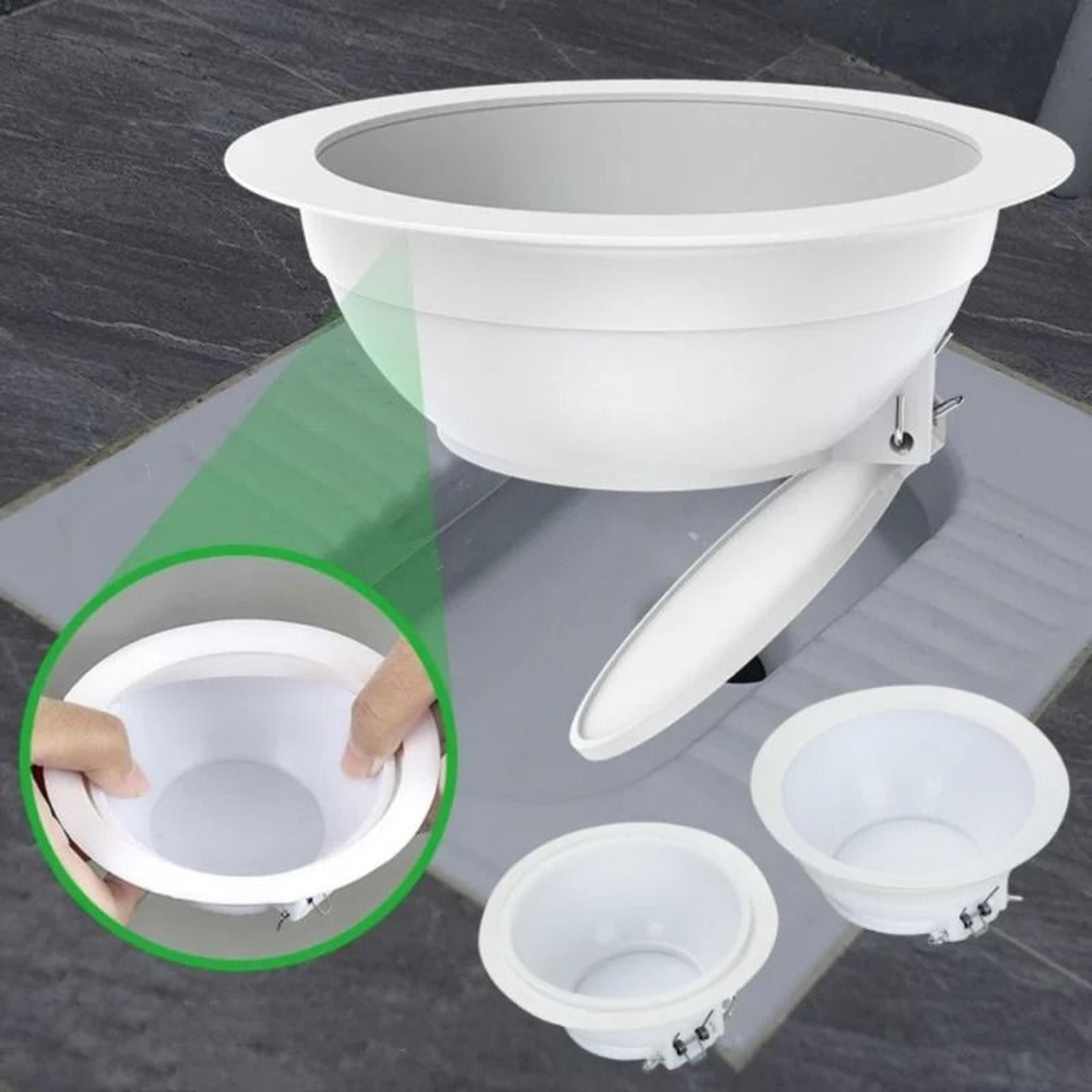 squat toilet anti odor plug sewage backflow stopper