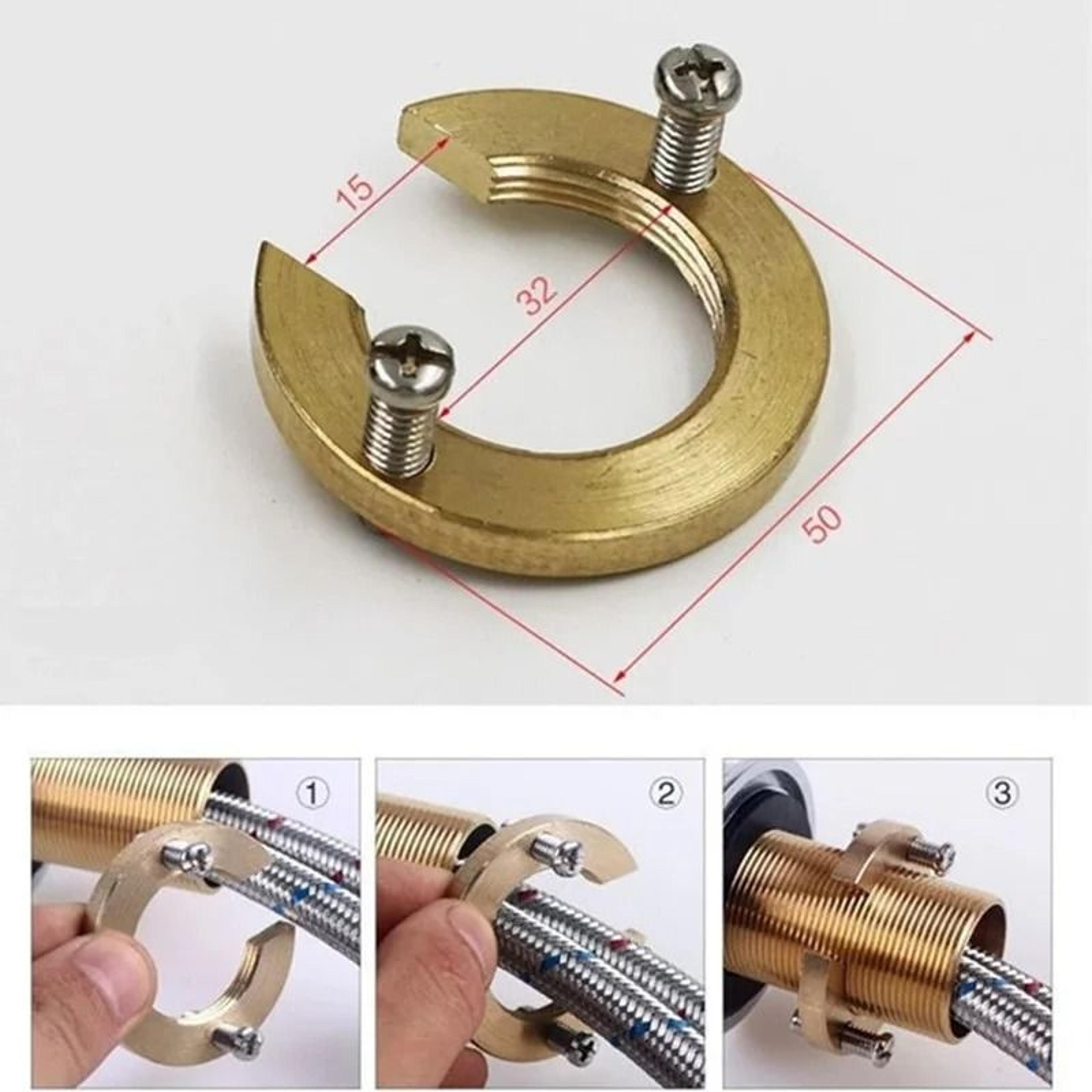 brass c type faucet fixing kit anti loose basin fastener