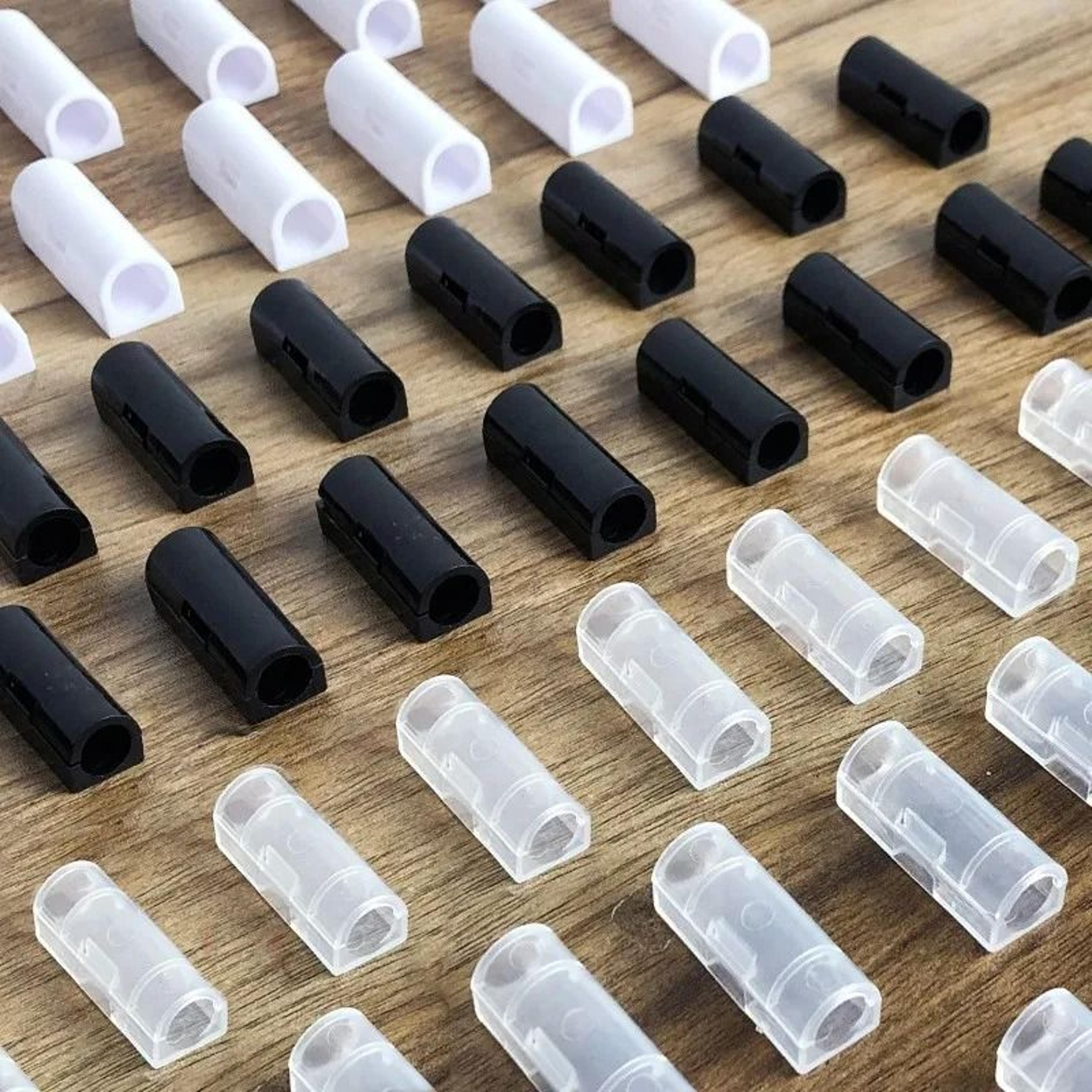 self-adhesive cable organizer clips for desk and home