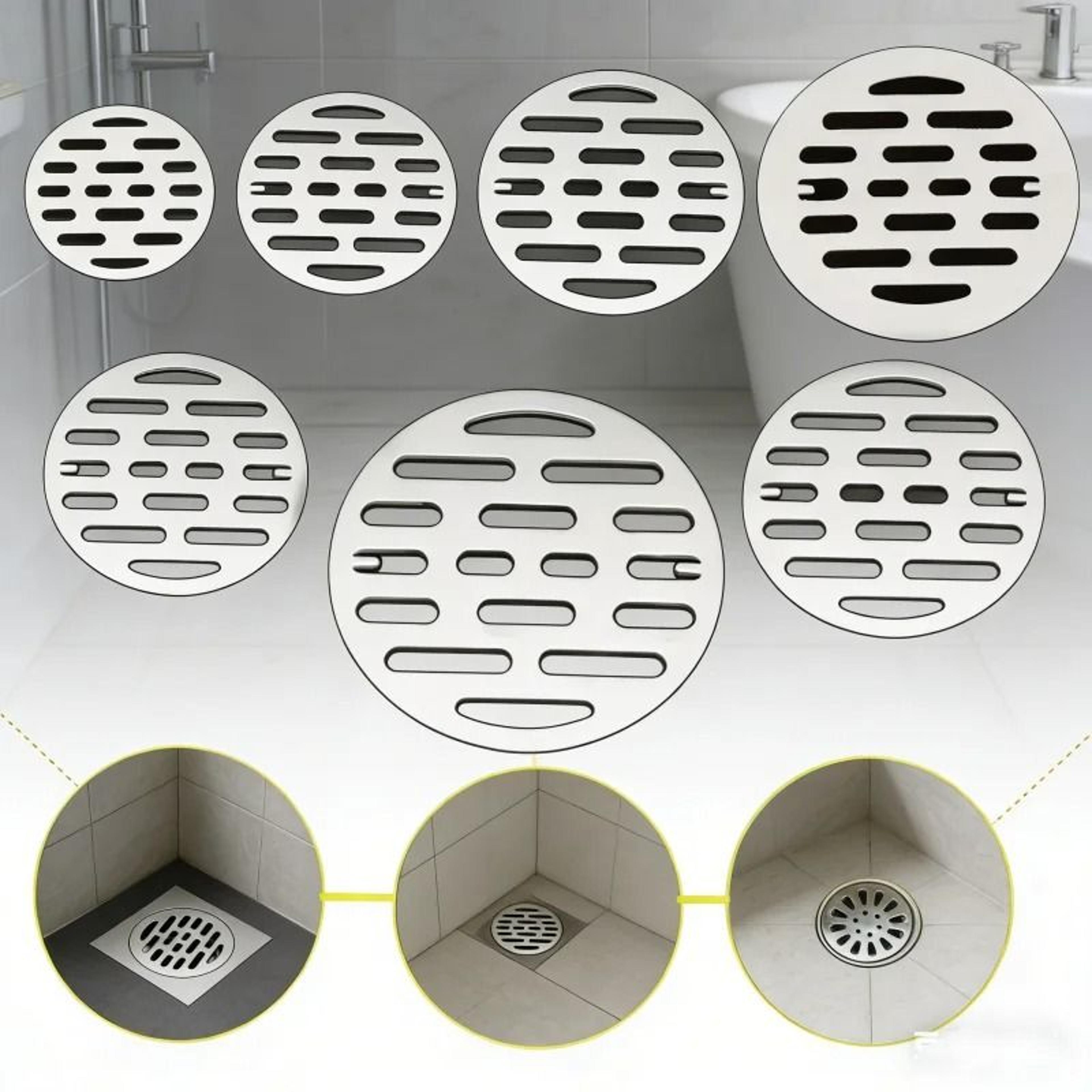 universal stainless steel round floor drain cover