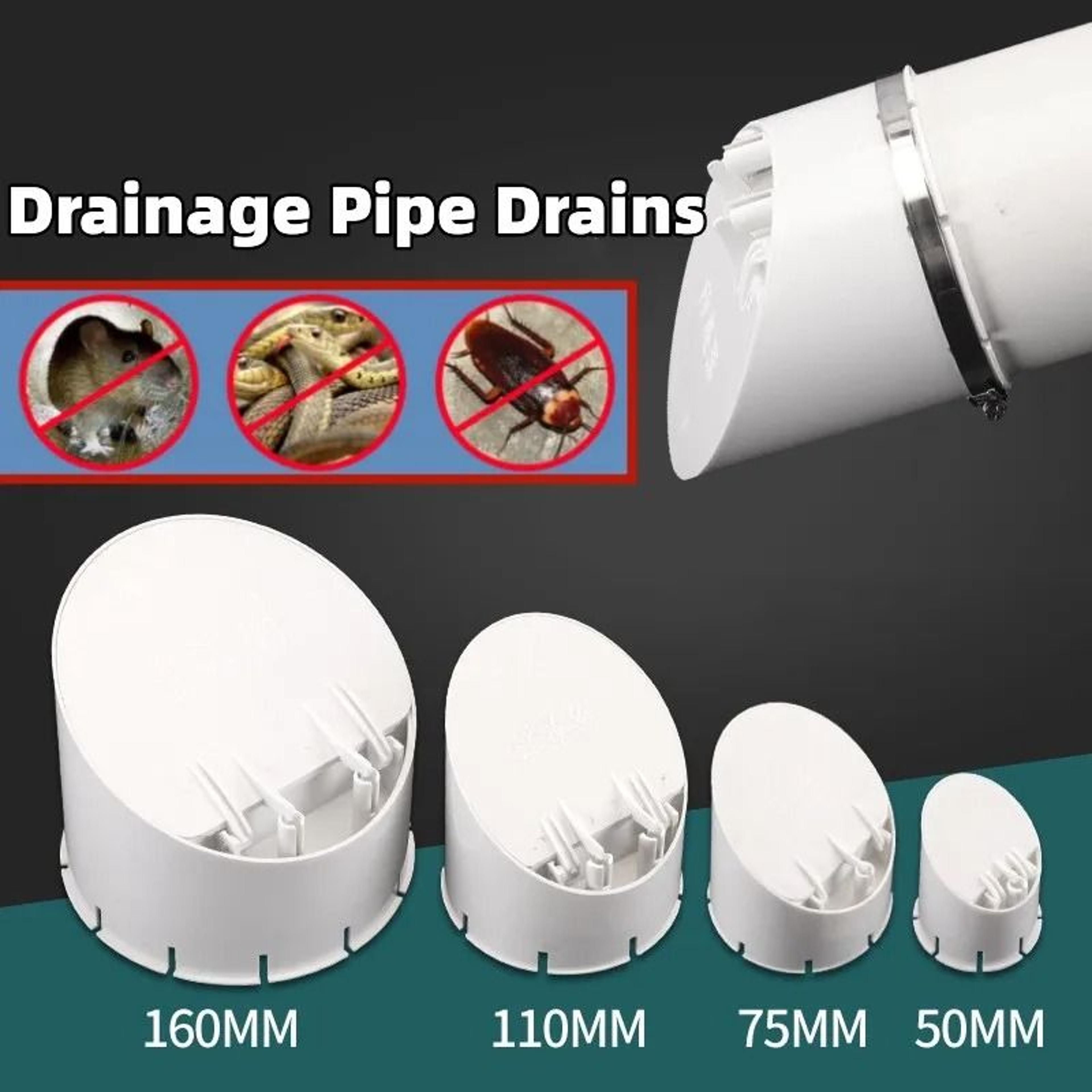 50-160mm anti-backflow drain pipe cover valve